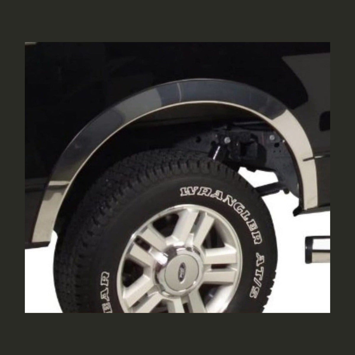 Putco Putco 2021 Ford F-150 Stainless Steel Fender Trim - w or w/o Factory Fender Flares