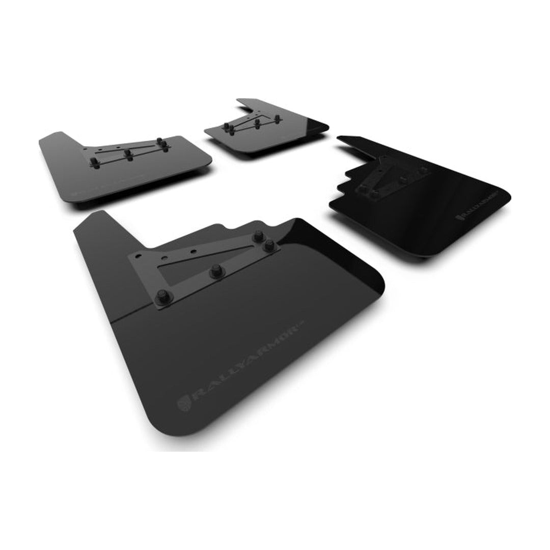 Rally Armor Rally Armor 21-26 Ford F-150 (Excl. Raptor) Black UR Mud Flap w/Metallic Black Logo