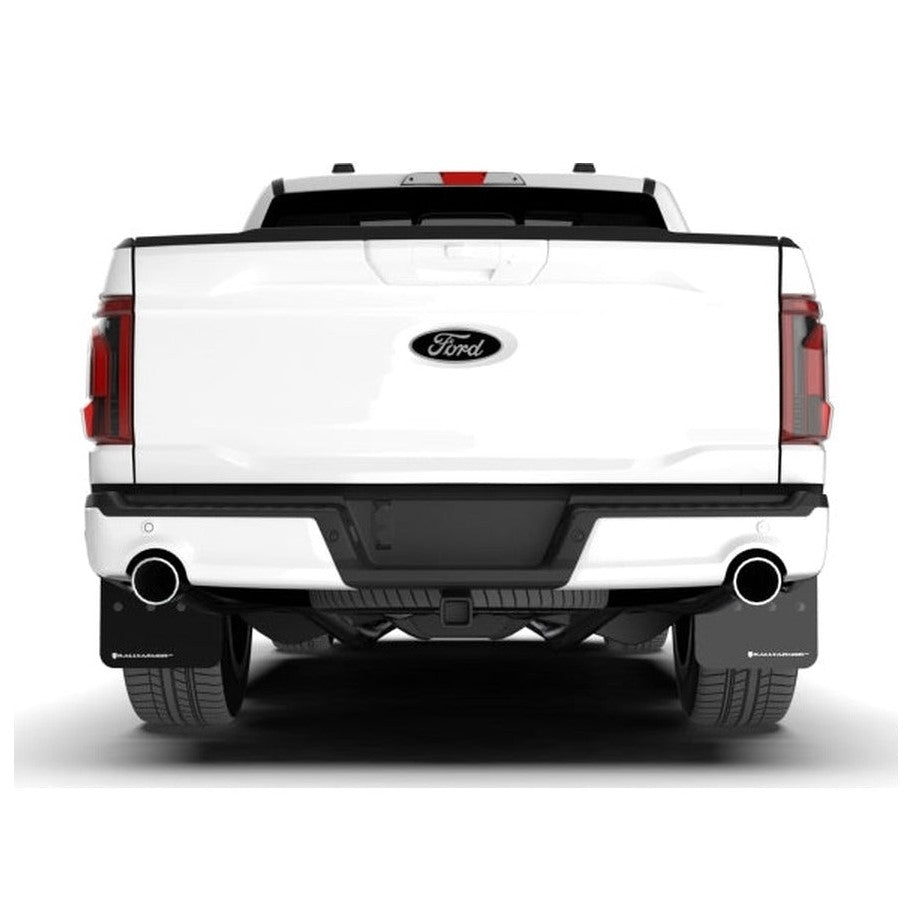 Rally Armor Rally Armor 21-26 Ford F-150 (Excl. Raptor) Black UR Mud Flap w/Metallic Black Logo