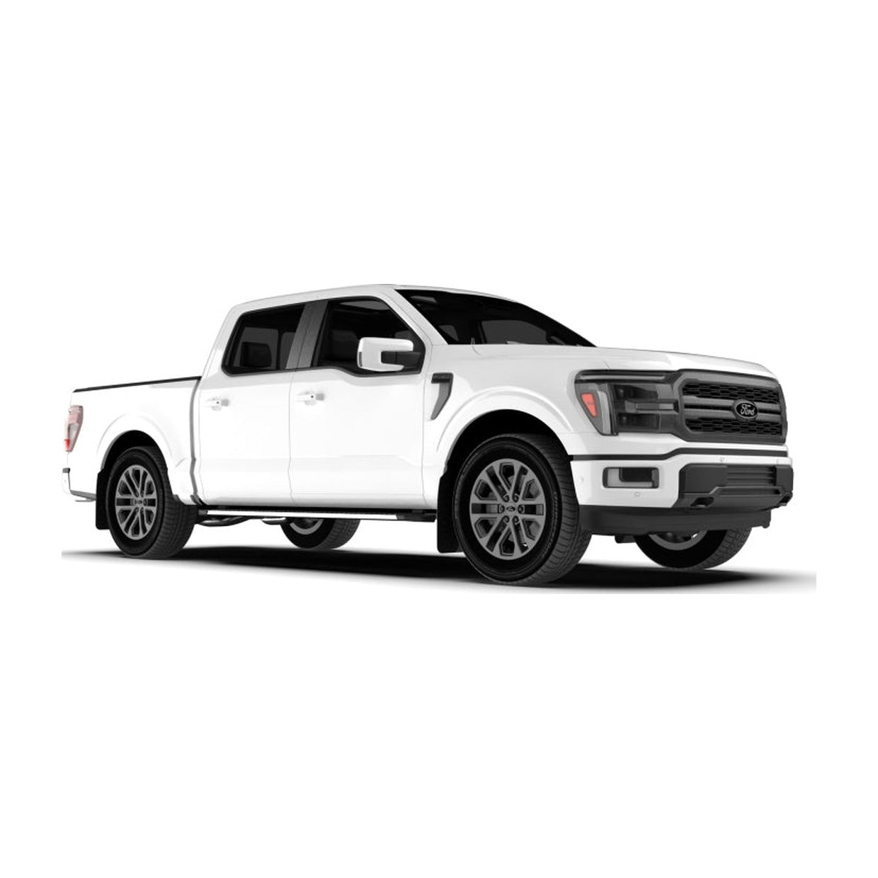 Rally Armor Rally Armor 21-26 Ford F-150 (Excl. Raptor) Black UR Mud Flap w/Metallic Black Logo