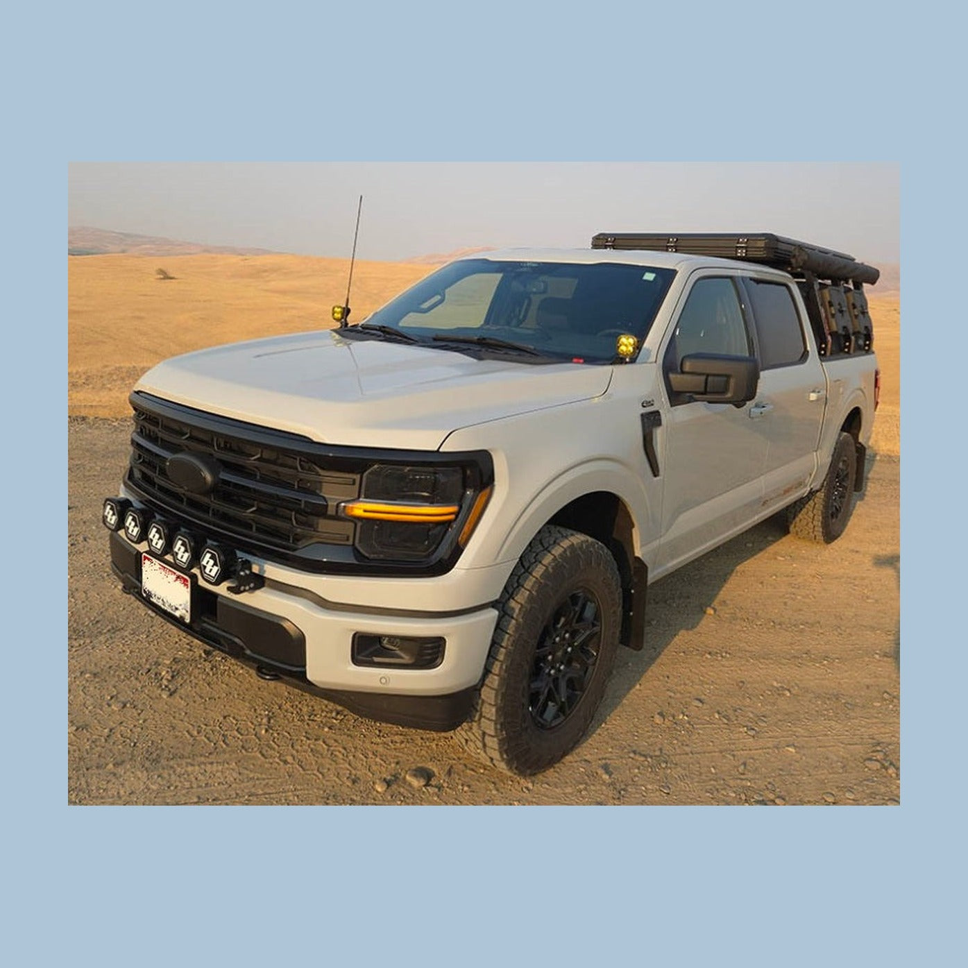 Rally Armor Rally Armor 21-26 Ford F-150 (Excl. Raptor) Black UR Mud Flap w/Metallic Black Logo