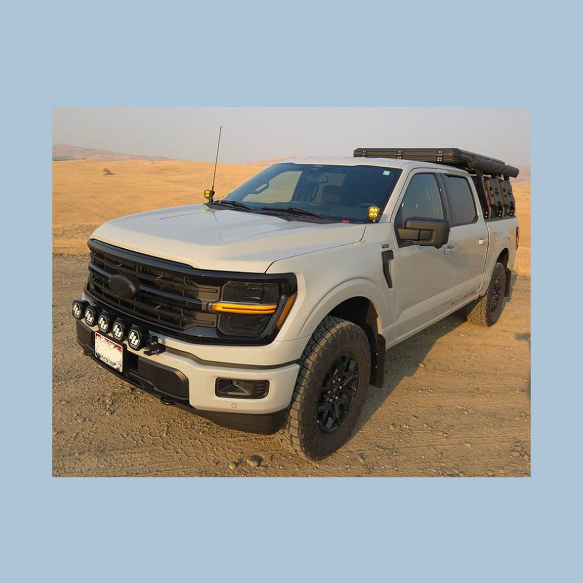 Rally Armor Rally Armor 21-26 Ford F-150 (Excl. Raptor) Black UR Mud Flap w/Metallic Black Logo