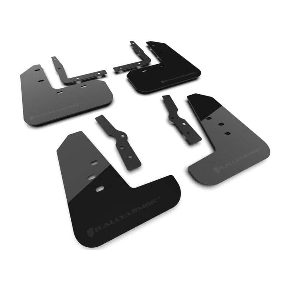 Rally Armor Rally Armor 24-26 Ford Mustang Black UR Mud Flap w/ Metallic Black Logo