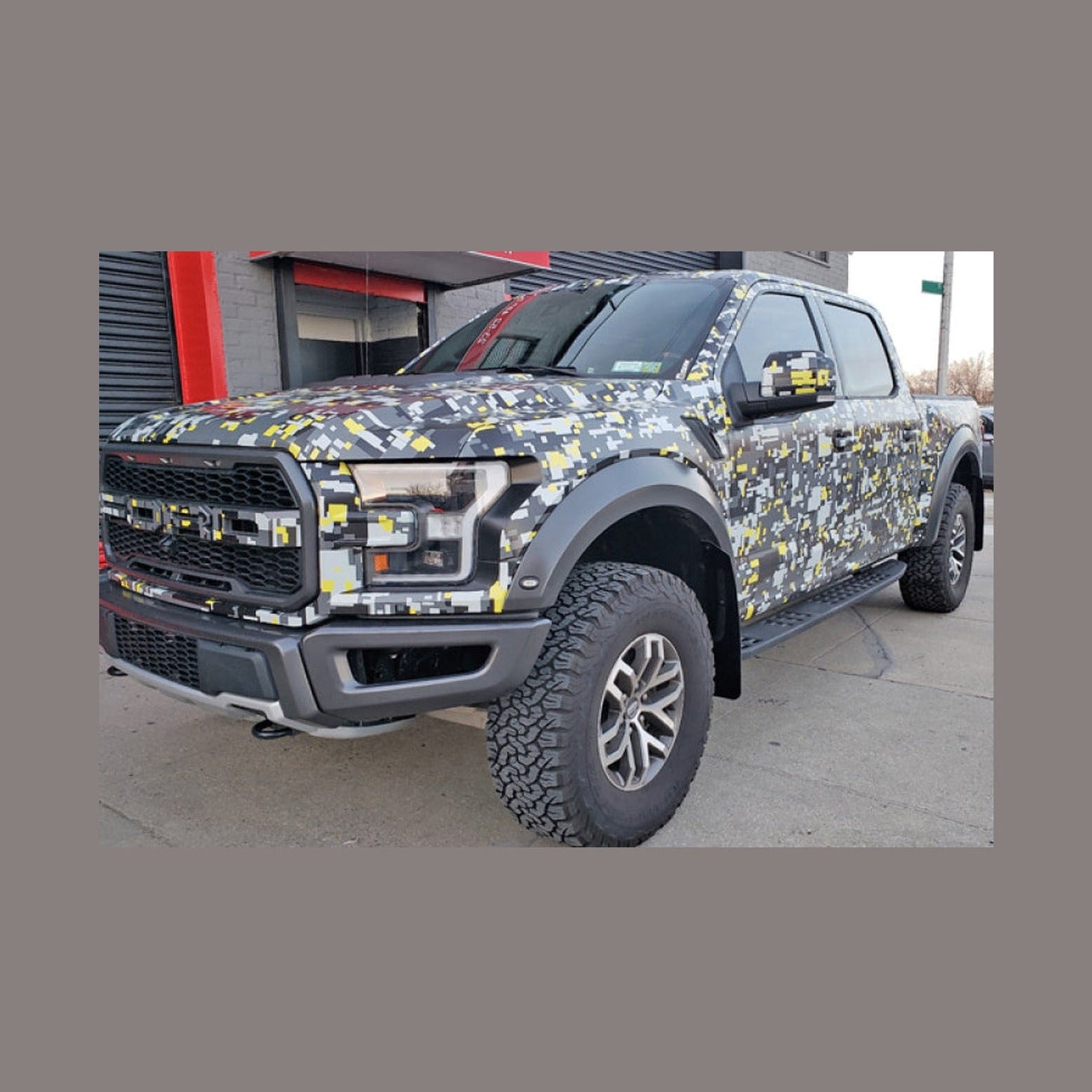 Rally Armor Rally Armor 17-20 Ford F-150 Raptor Gen 2 Black UR Mud Flap w/Dark Grey Logo