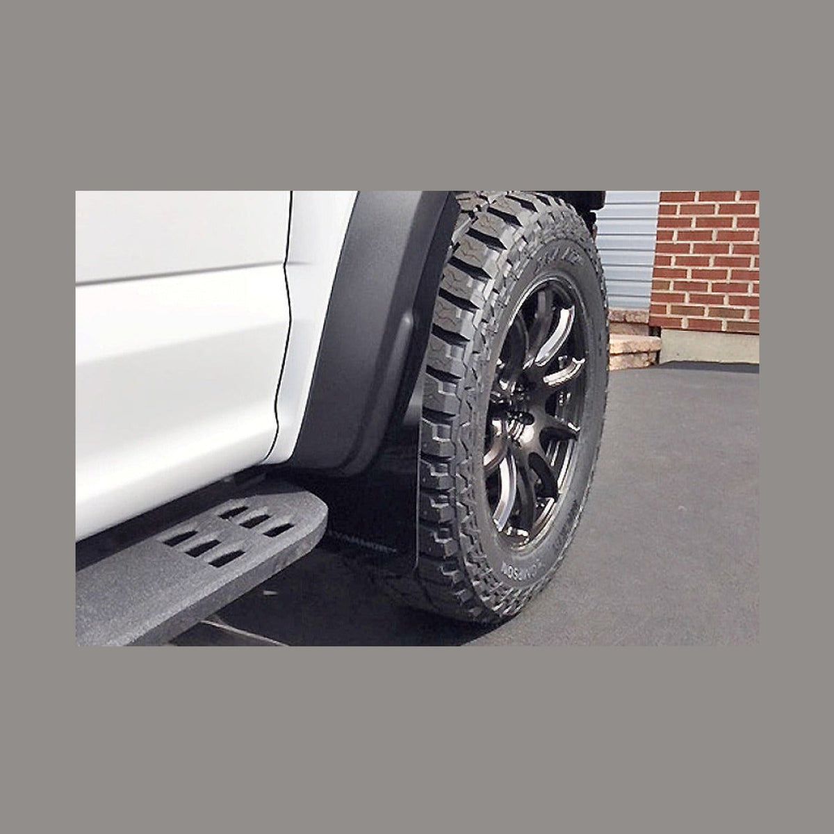 Rally Armor Rally Armor 17-20 Ford F-150 Raptor Gen 2 Black UR Mud Flap w/Dark Grey Logo