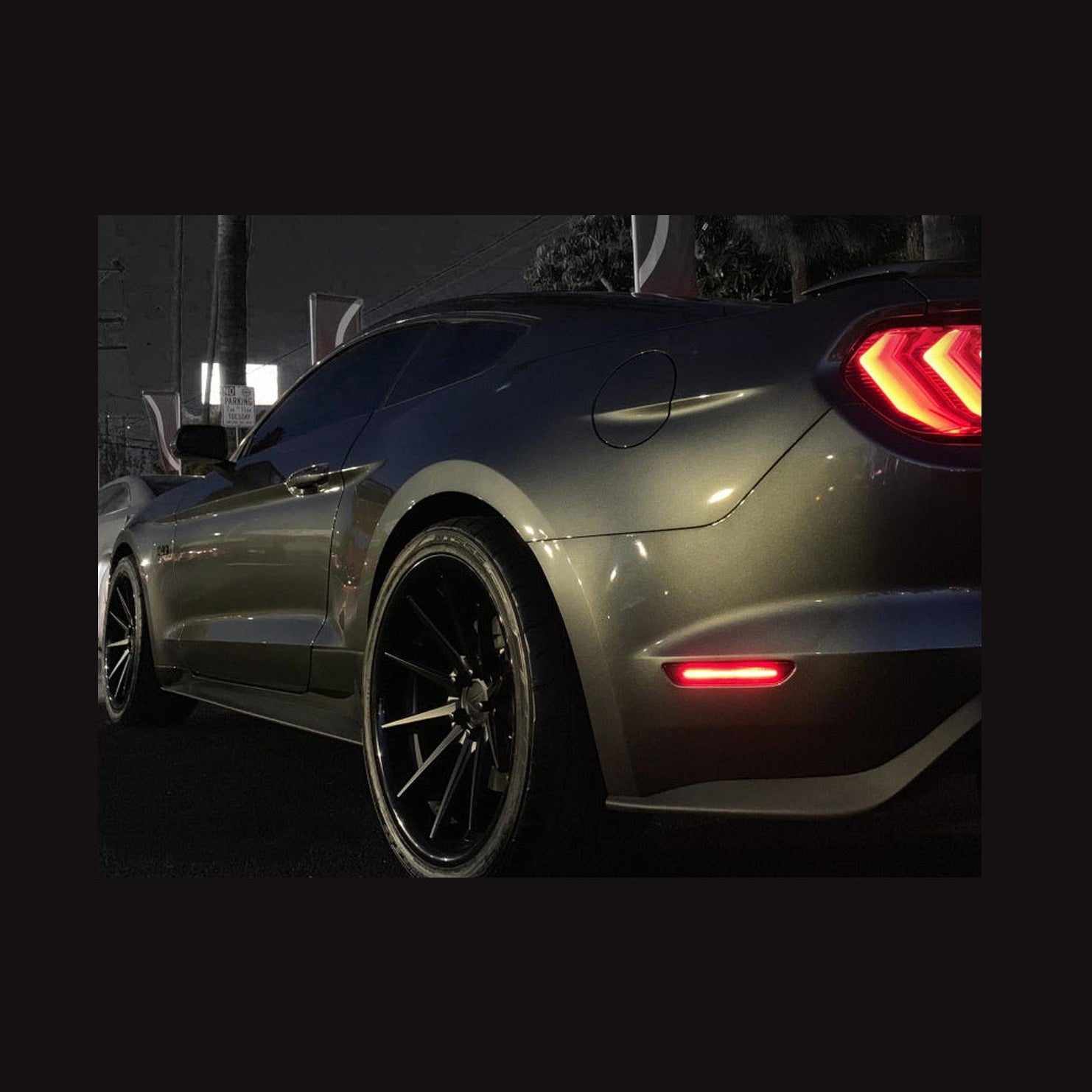 Raxiom Raxiom 15-22 Ford Mustang Axial Series LED Side Marker Lights Rear (Smoked)