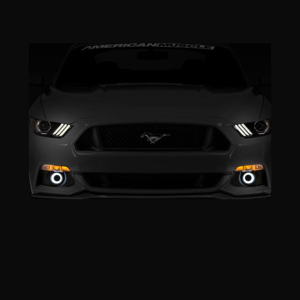 Raxiom Raxiom 15-17 Ford Mustang LED Halo Fog Lights (w/ Factory Fog Lights)