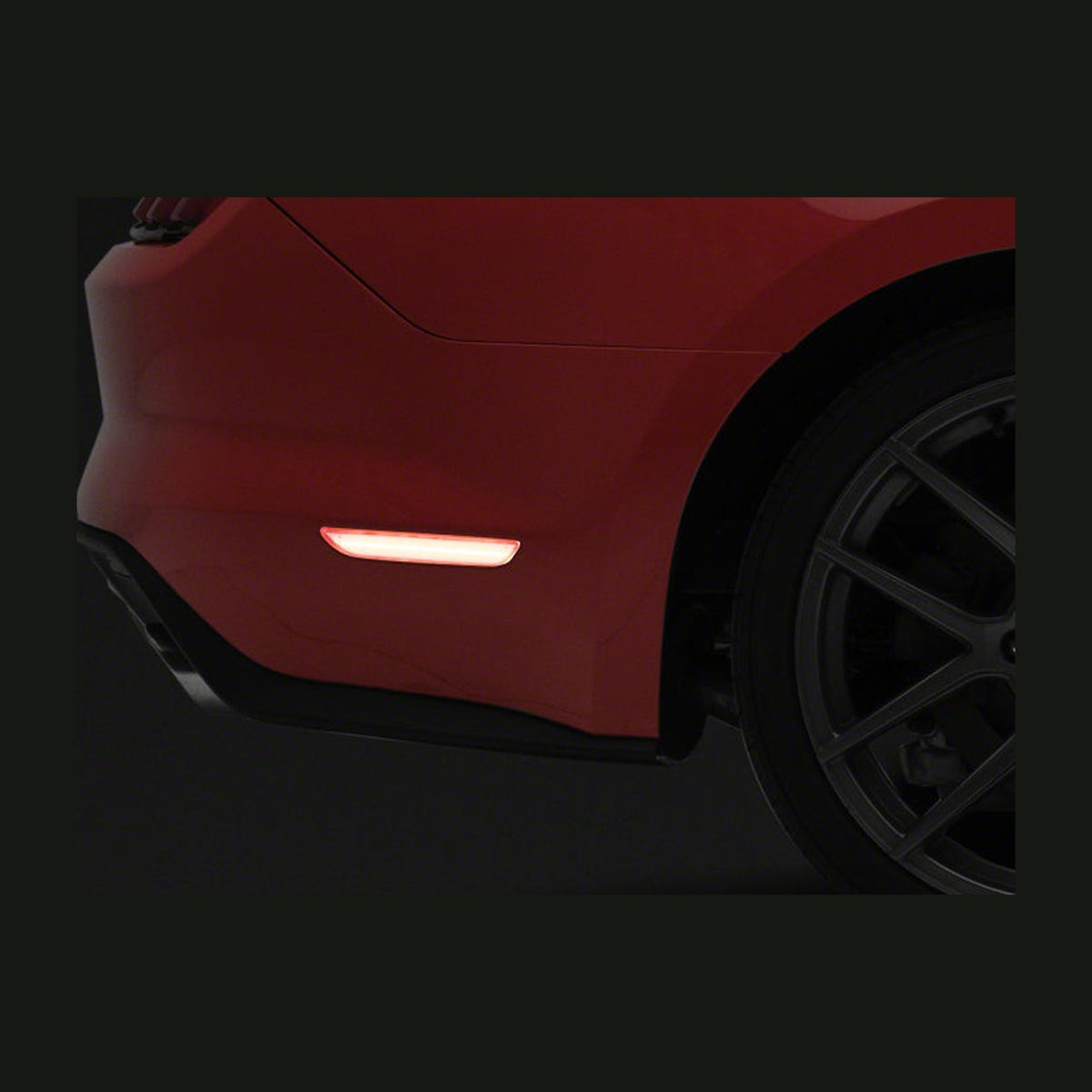 Raxiom Raxiom 15-23 Ford Mustang Axial Series LED Side Marker Lights Rear- Clear