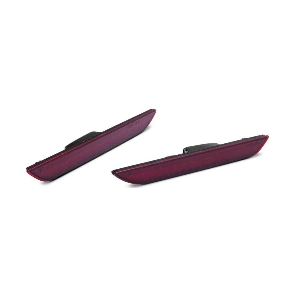 Raxiom Raxiom 15-23 Ford Mustang Axial Series LED Side Marker Lights Rear- Red