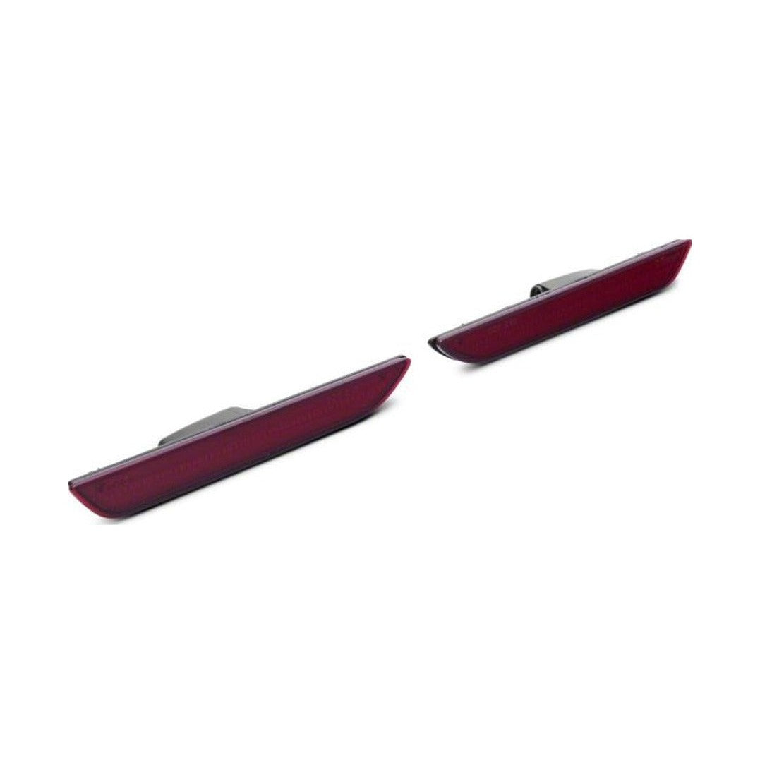 Raxiom Raxiom 15-23 Ford Mustang Axial Series LED Side Marker Lights Rear- Red