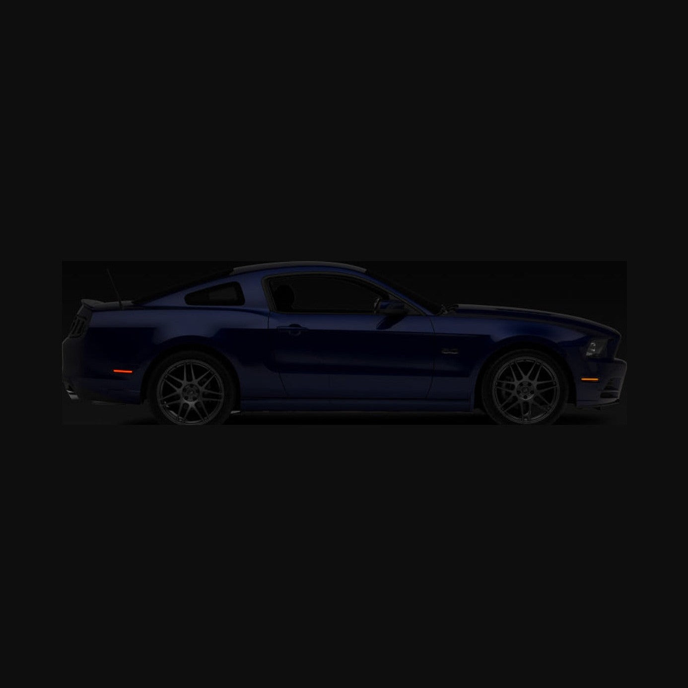 Raxiom Raxiom 10-14 Ford Mustang Axial Series LED Side Marker Lights (Smoked)