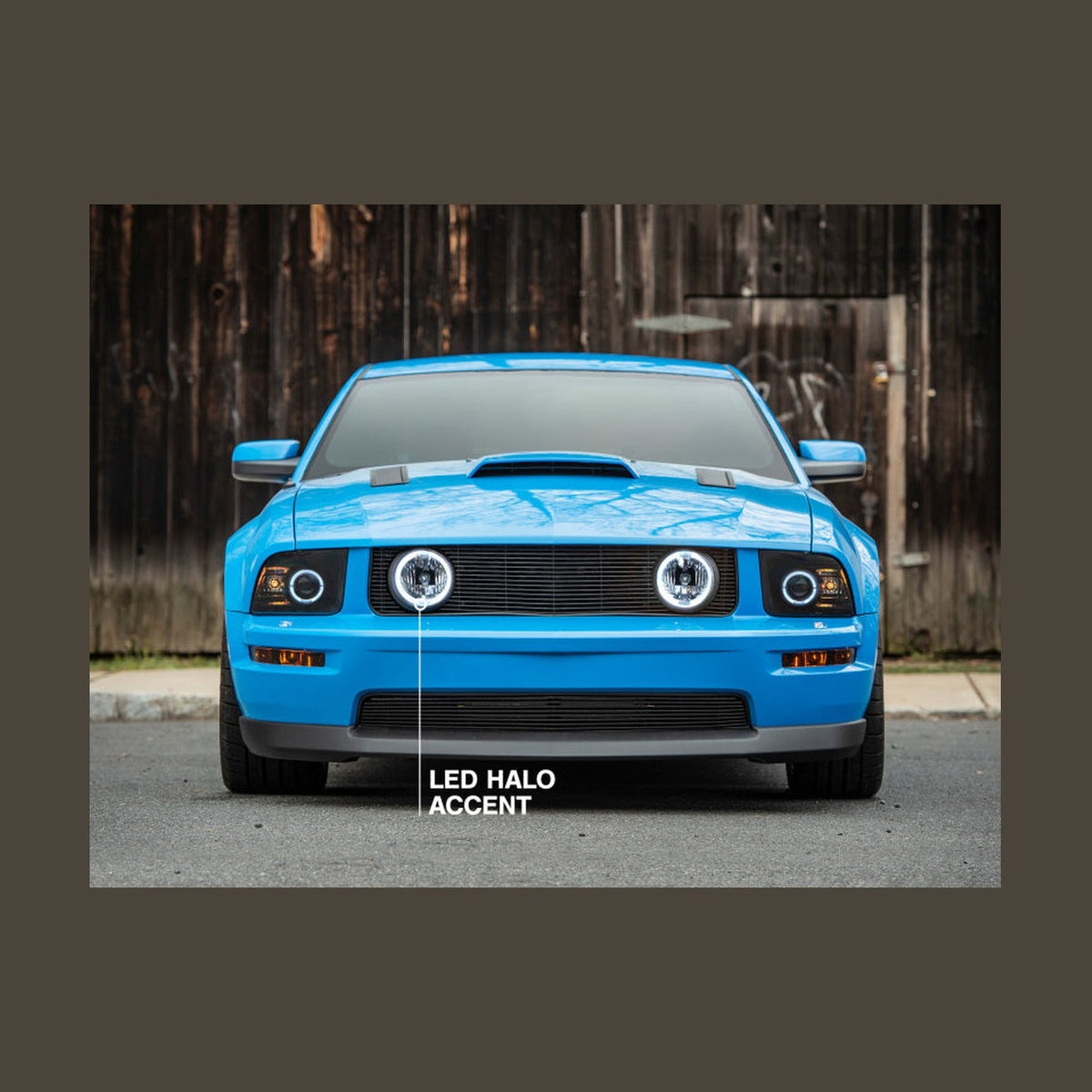 Raxiom Raxiom 05-12 Ford Mustang GT LED Halo Fog Lights (Chrome)