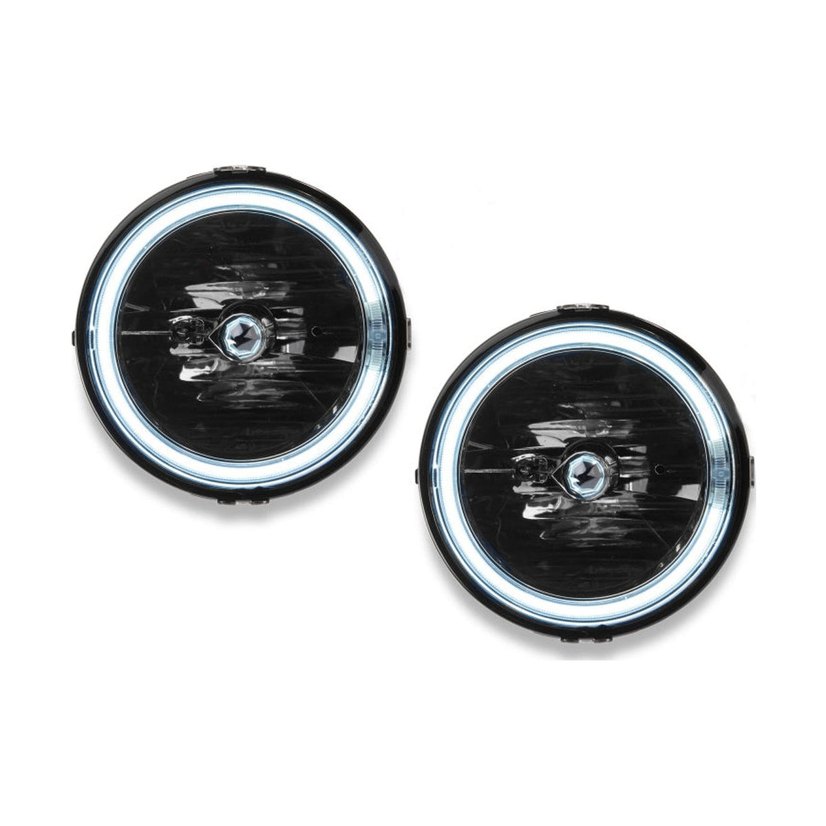 Raxiom Raxiom 05-12 Ford Mustang GT LED Halo Fog Lights (Smoked)