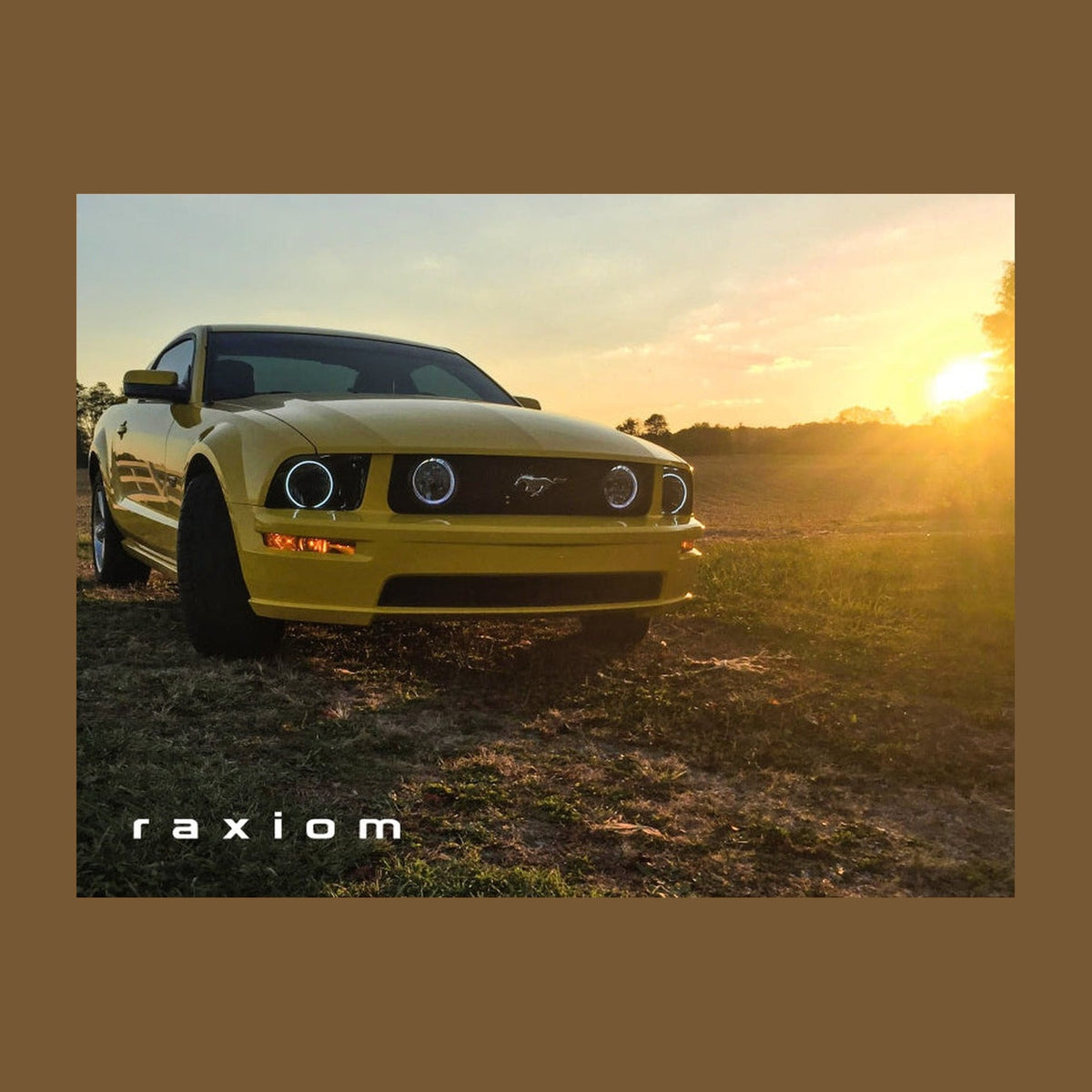 Raxiom Raxiom 05-12 Ford Mustang GT LED Halo Fog Lights (Smoked)