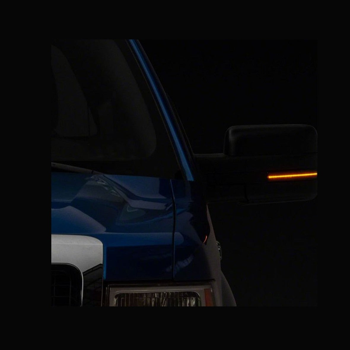 Raxiom Raxiom 09-14 Ford F-150 Axial Series Sequential LED Mirror Mounted Turn Signals- Smoked