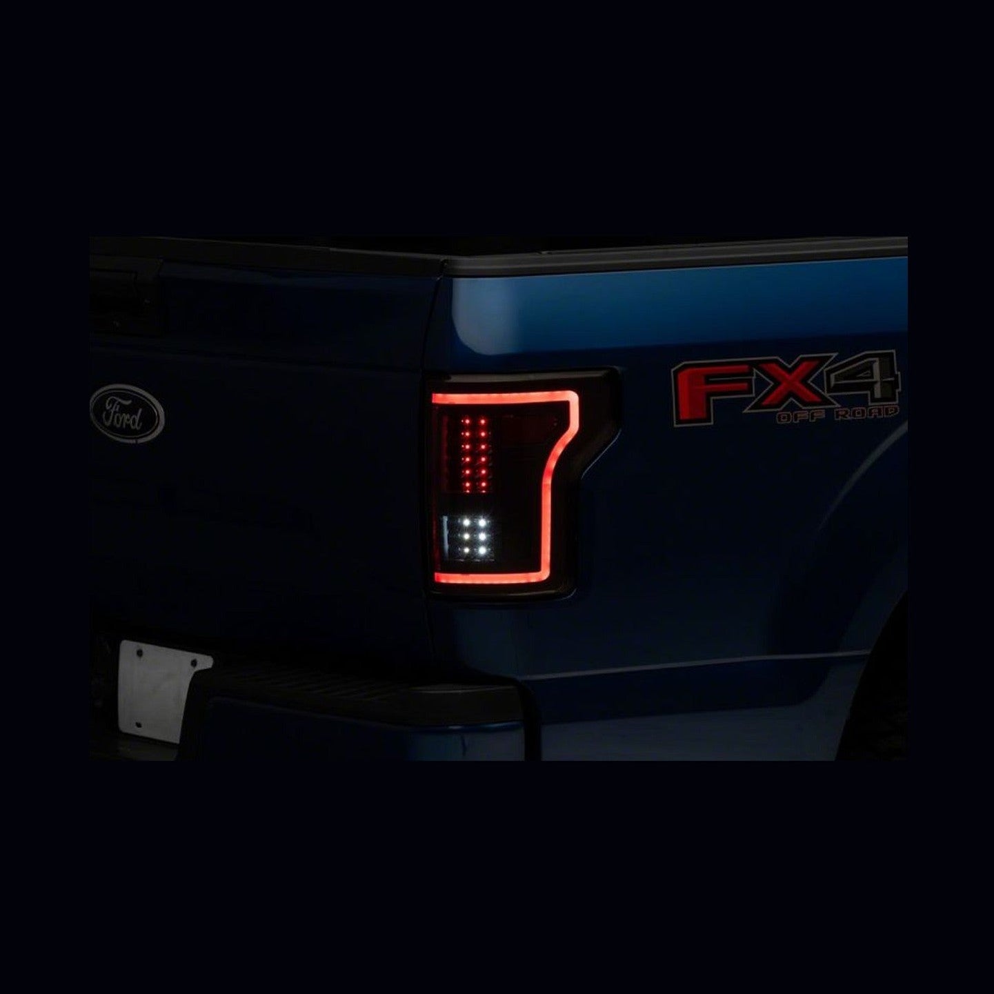 Raxiom Raxiom 15-17 Ford F-150 LED Tail Lights w/ SEQL Turn Signals- Black Housing (Clear Lens)