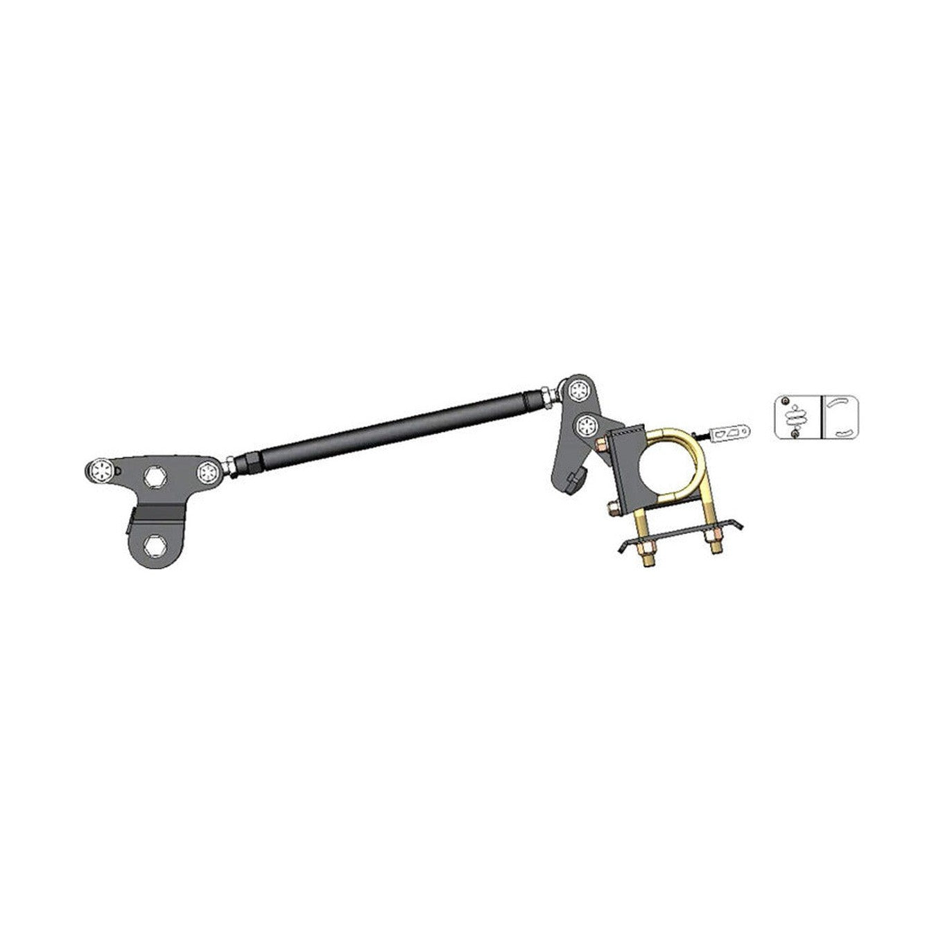 Ridetech Ridetech 2015+ Ford F150 Traction Bar Kit
