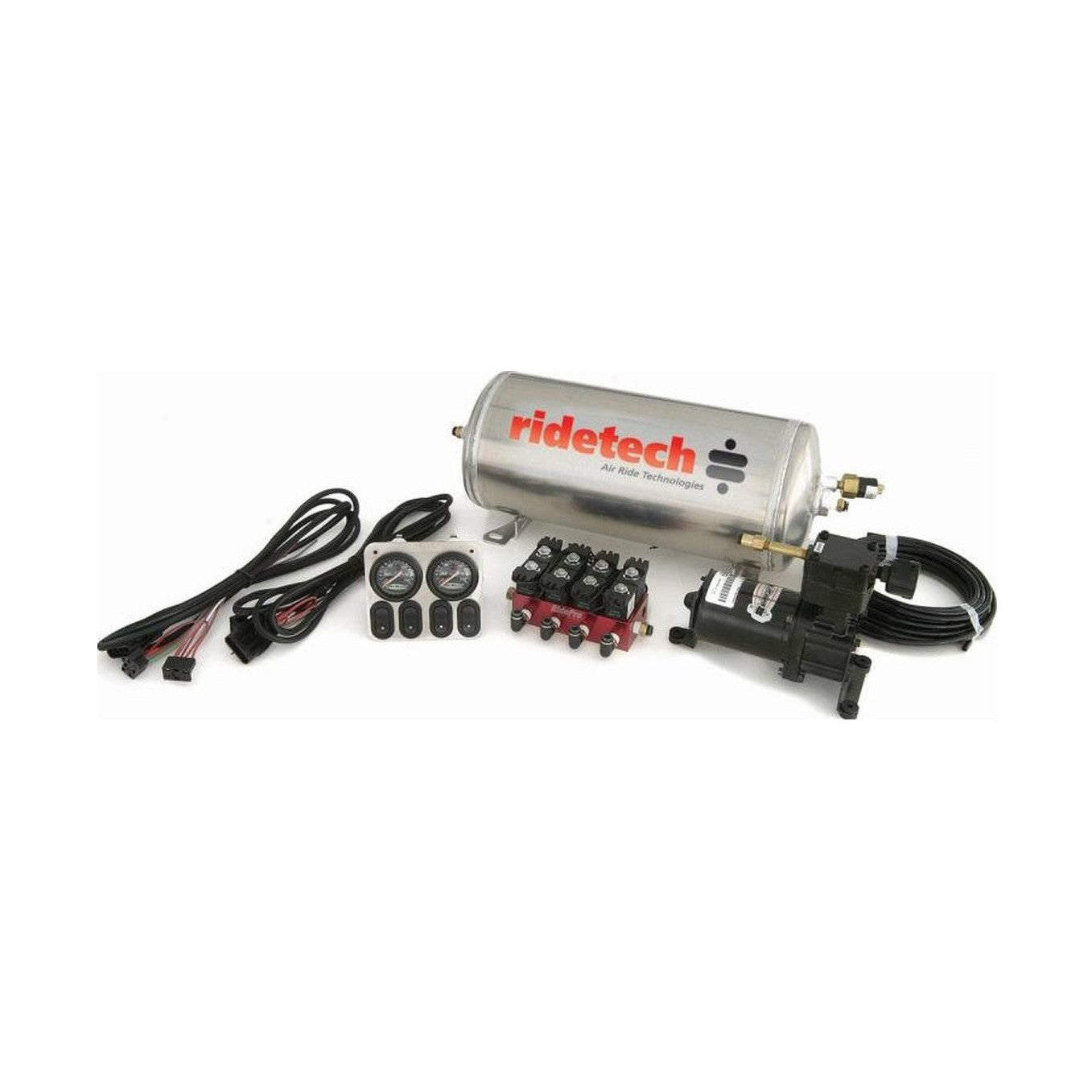 Ridetech Ridetech 3 Gallon 4-Way Analog Air Ride Compressor Leveling System