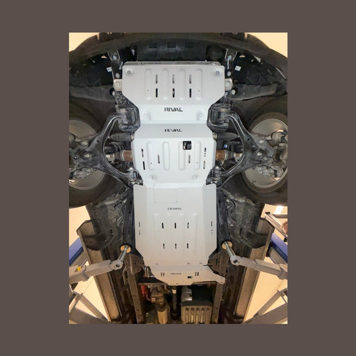 Rival 4x4 RIVAL 2015-2026 Ford F150 Ecoboost Powerboost Aluminum Transfer Case Skid Plate