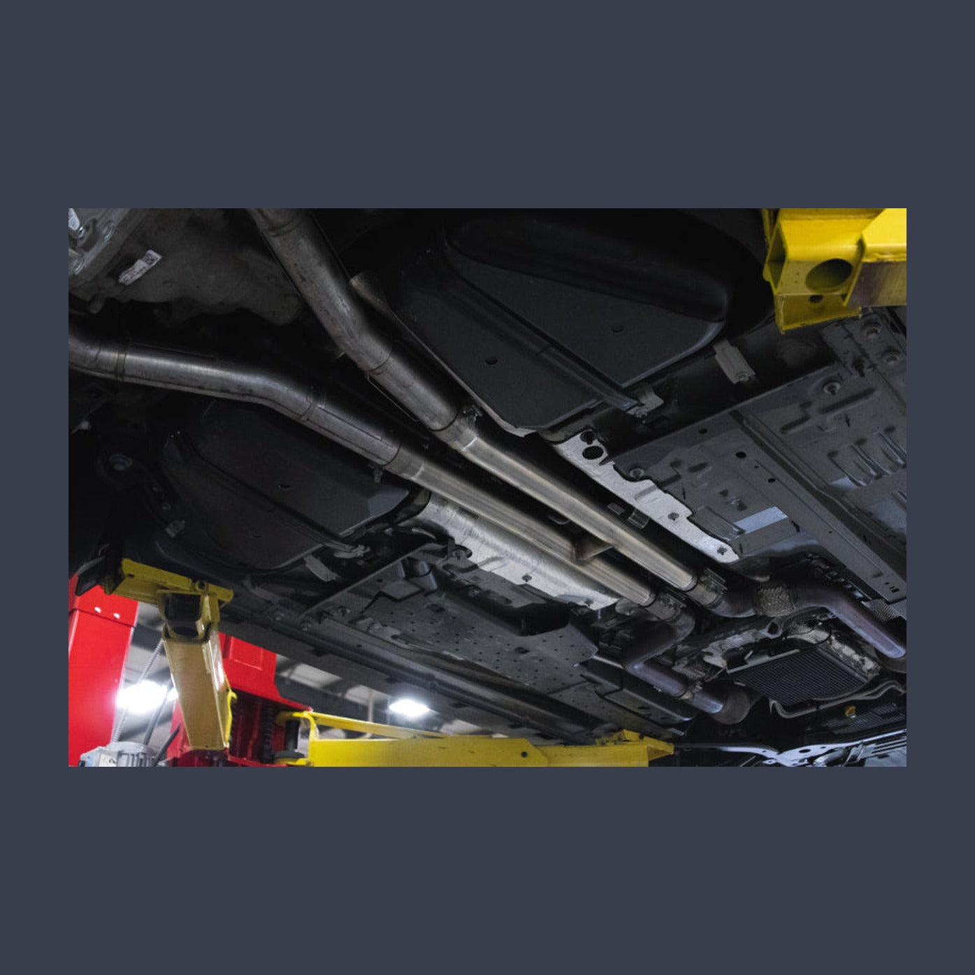 Roush ROUSH 2015-2019 Ford Mustang 5.0L V8 2.5in H-Pipe, installed