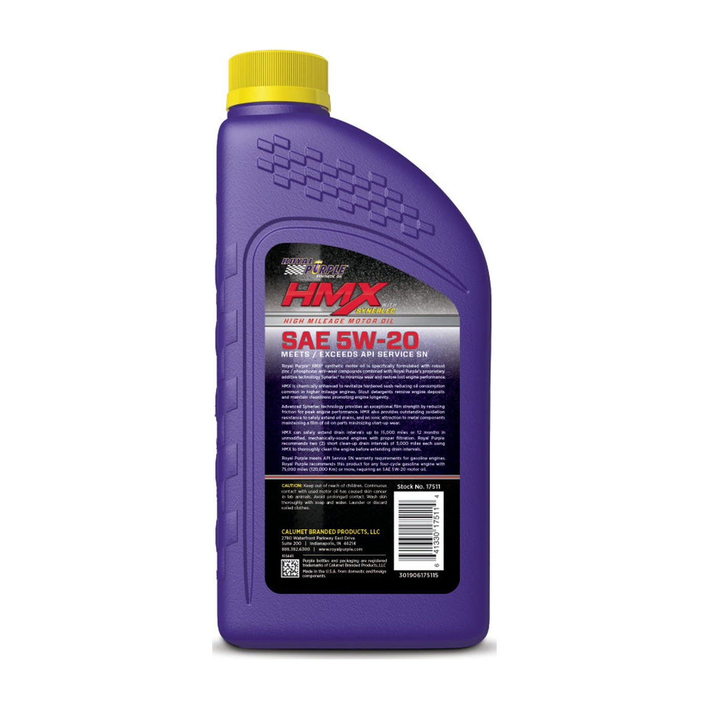 Royal Purple Royal Purple HMX Premium Synthetic High Mileage 5W20 Motor Oil - 1 Quart
