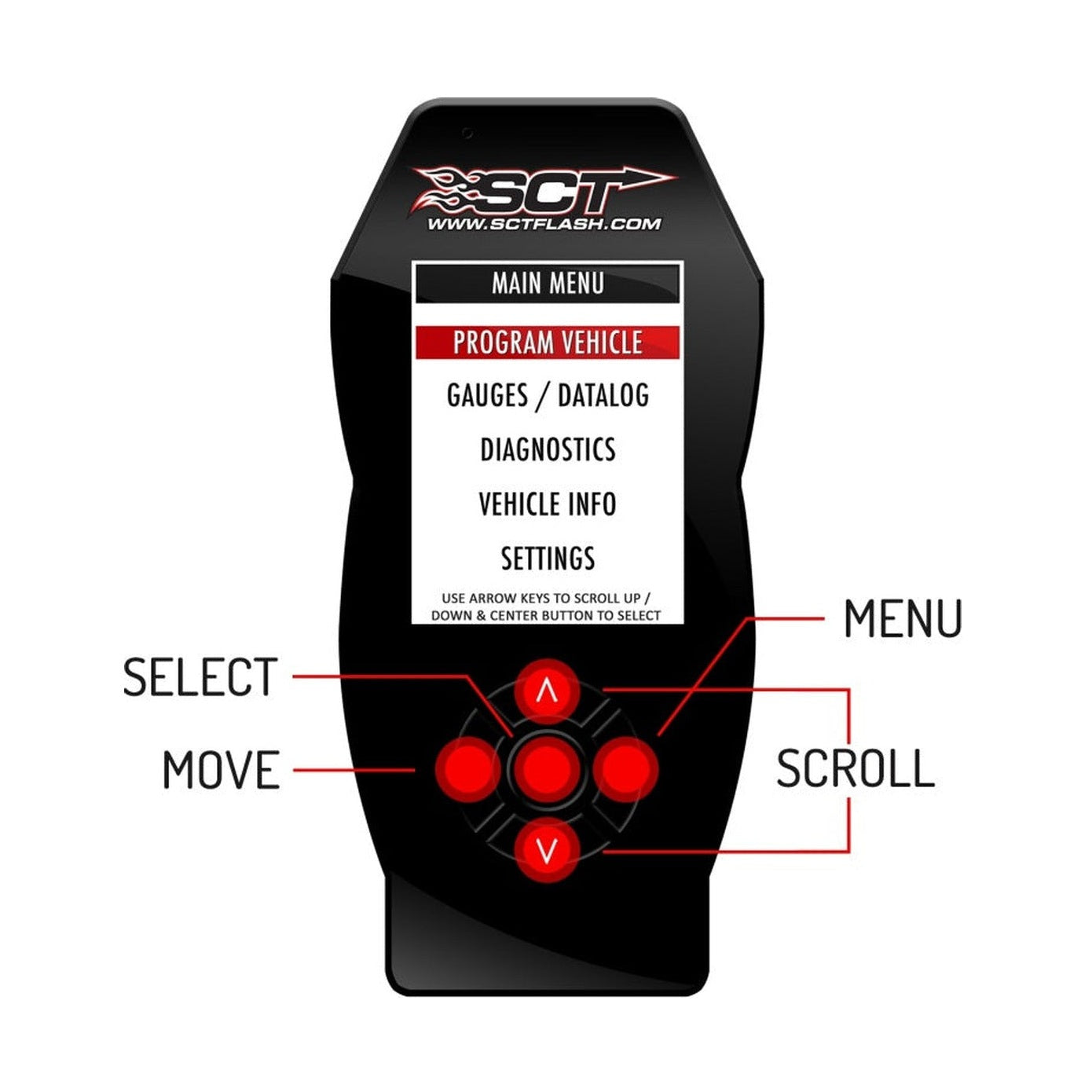 SCT Performance SCT Ford Cars & Trucks (Gas & Diesel) X4 Power Flash Programmer EO Certified