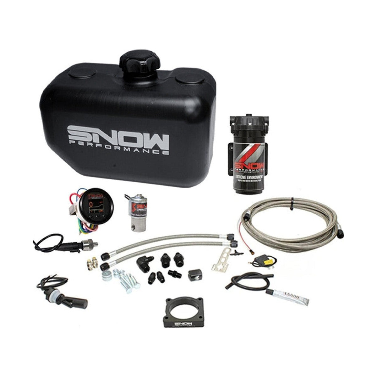 Snow Performance Snow Performance 11-17 F-150 Stg 2 Boost Cooler Water Injection Kit w/SS Brd Line & 4AN Fittings