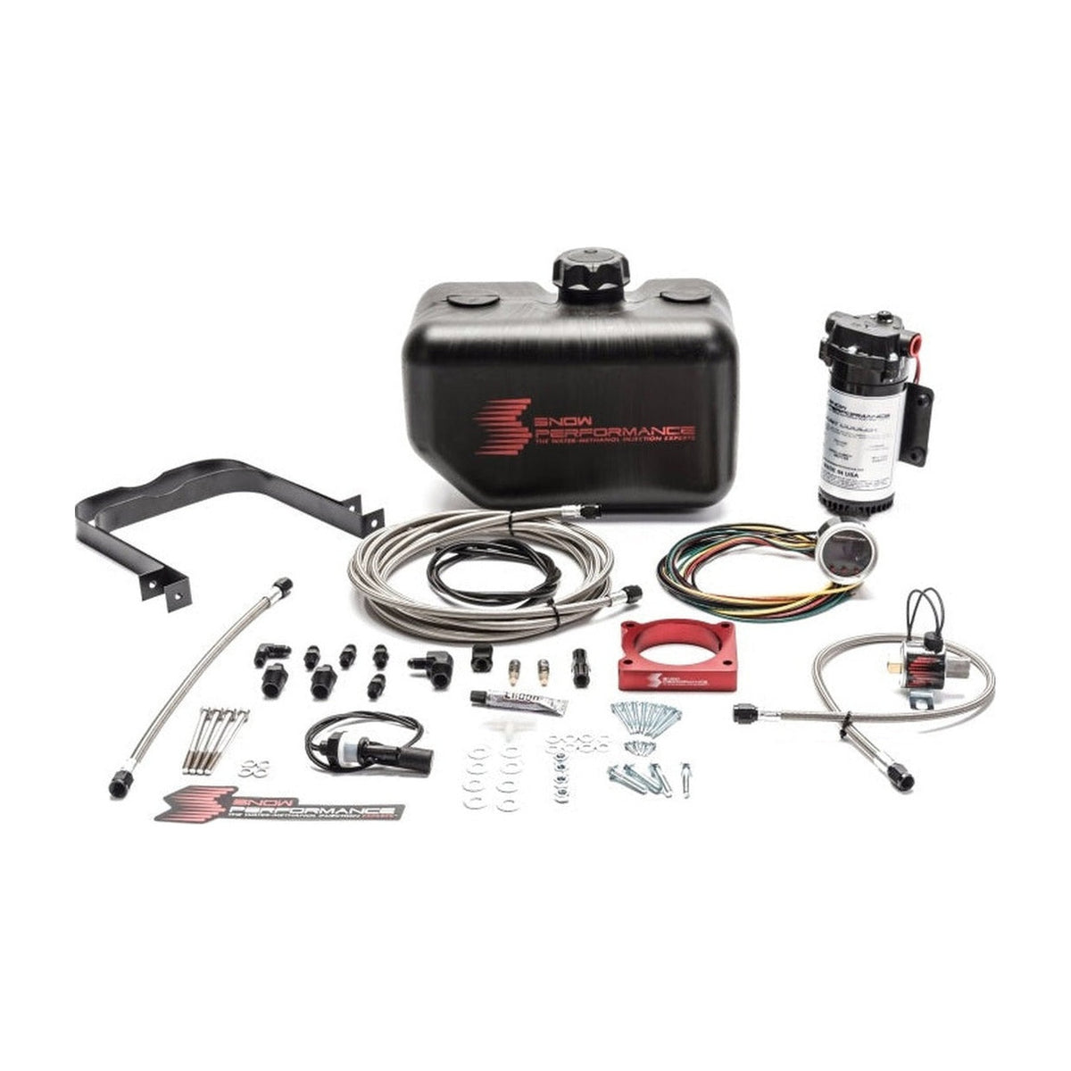 Snow Performance Snow Performance 11-17 F-150 Stg 2 Boost Cooler Water Injection Kit w/SS Brd Line & 4AN Fittings
