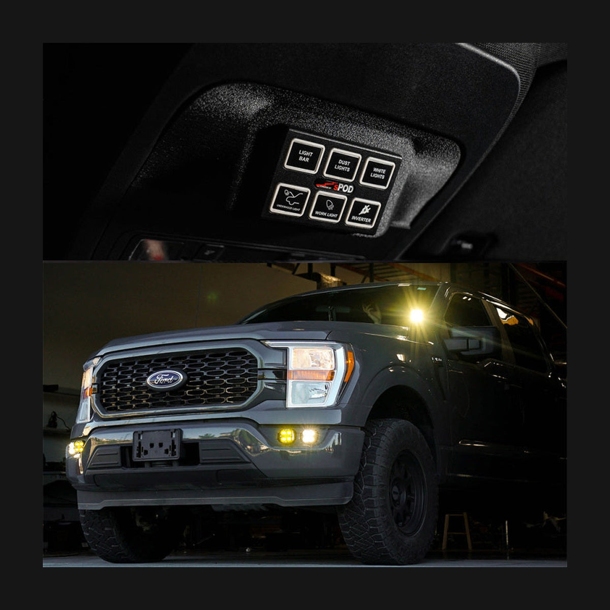 SPOD sPOD Ford 2021-on F-150 Mini 6 SourceLT Vehicle Specific Kit