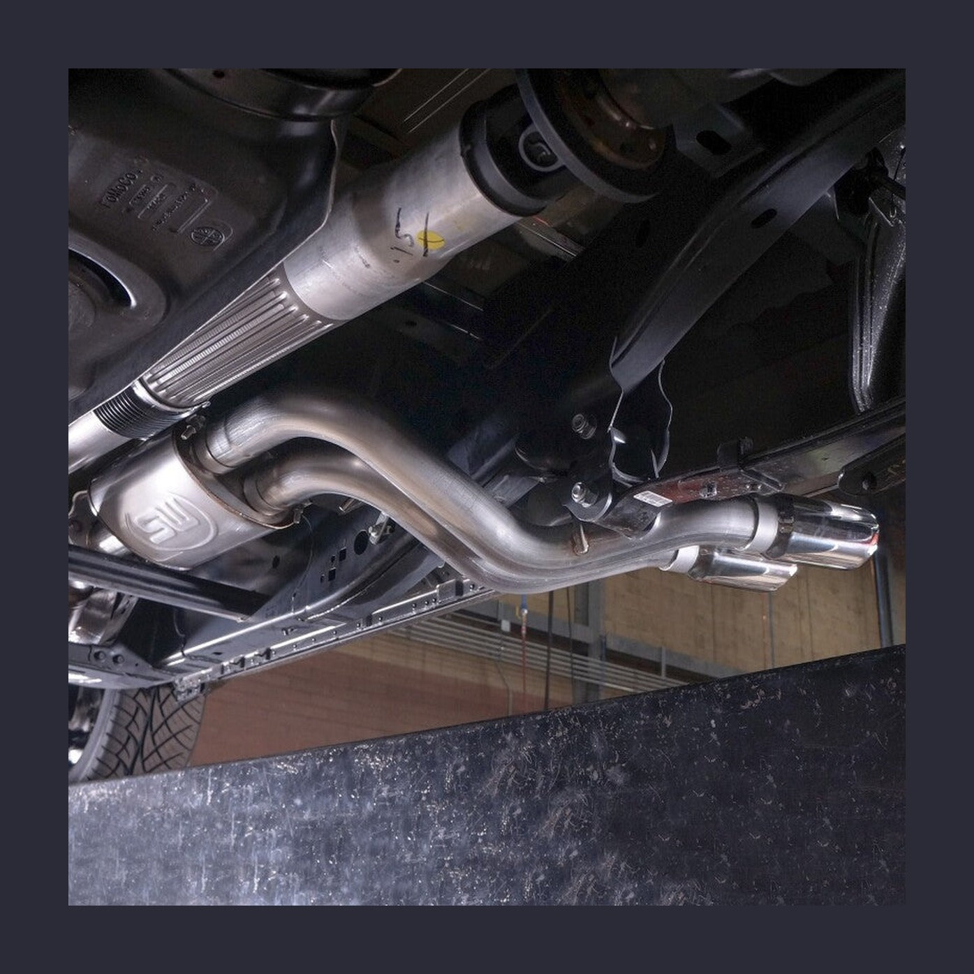 Stainless Works Stainless Works 15-19 Ford F150 5.0L Lightning Exit Catback System w/ 4in Tips, installed