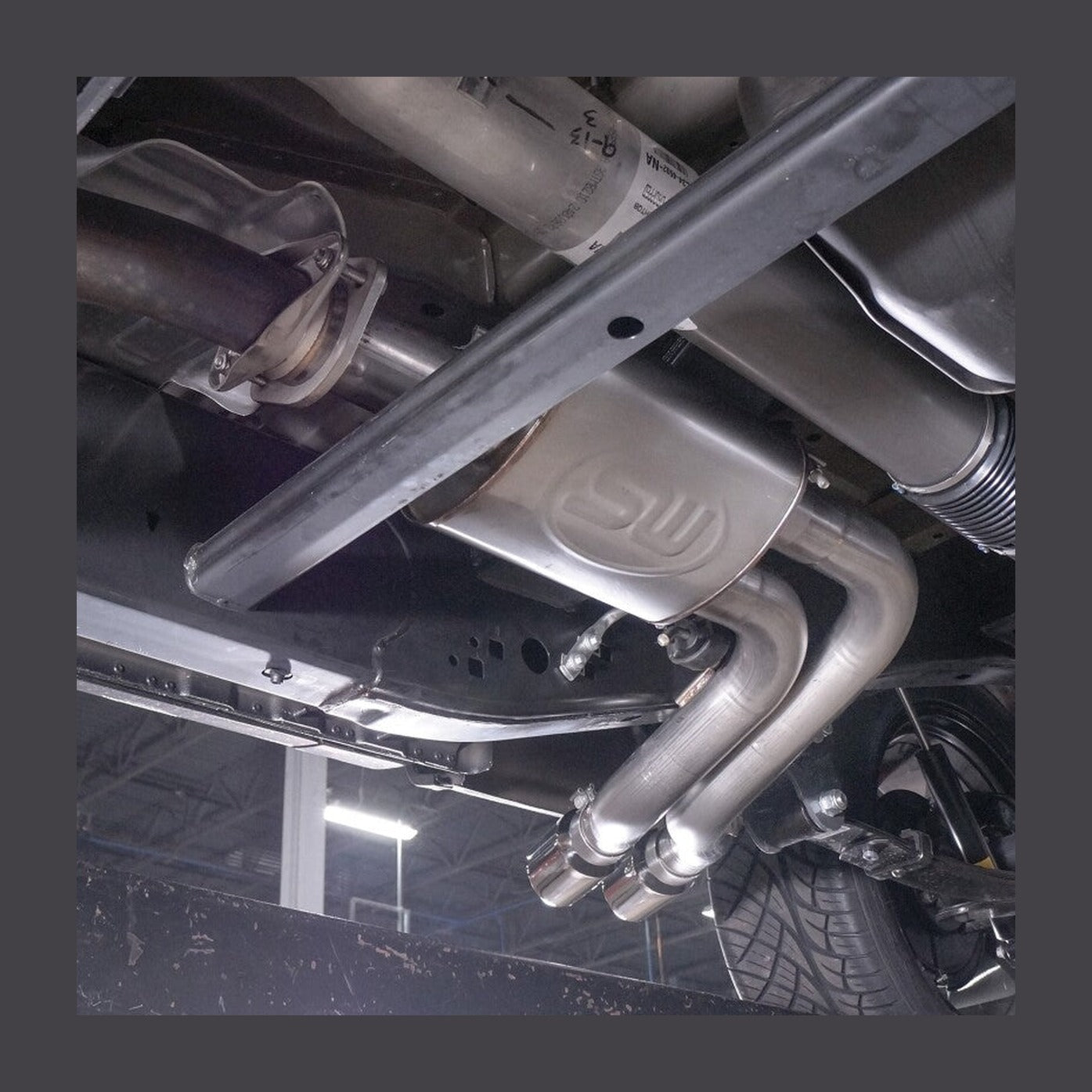 Stainless Works Stainless Works 15-19 Ford F150 5.0L Lightning Exit Catback System w/ 4in Tips, installed