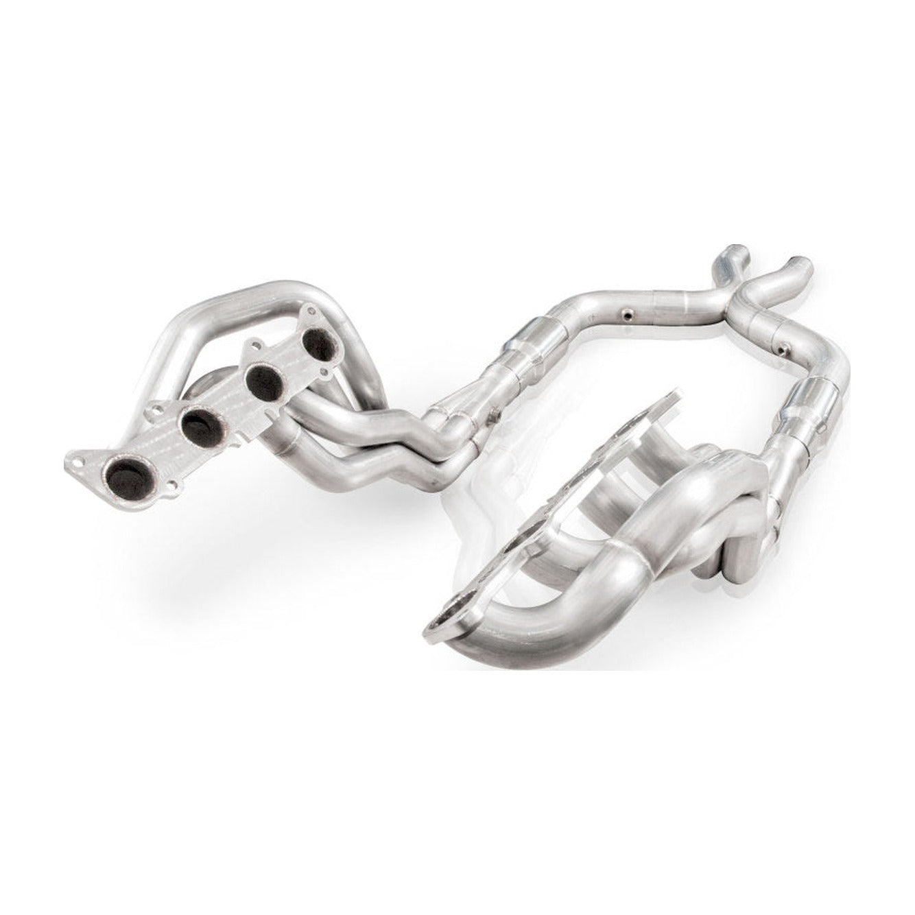 Stainless Works Stainless Power 2011-14 Mustang GT Headers 1-7/8in Primaries High-Flow Cats 3in X-Pipe