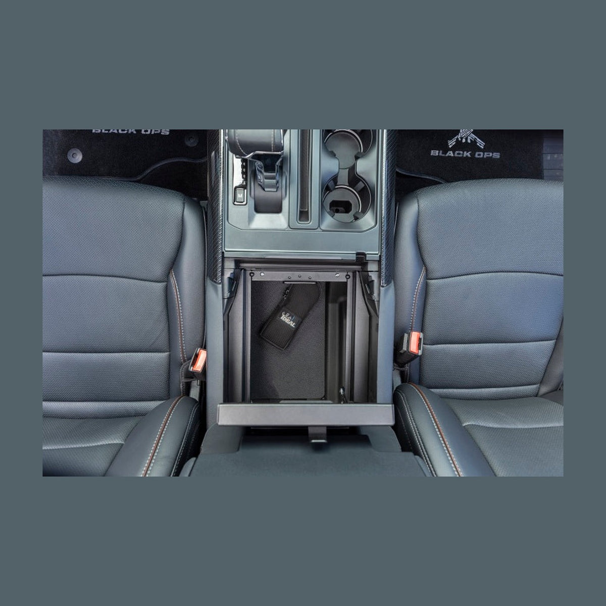 Tuffy Products Tuffy Ford F150 Console Safe W/ Combo Lock For W/ Flow Thru Console, installed
