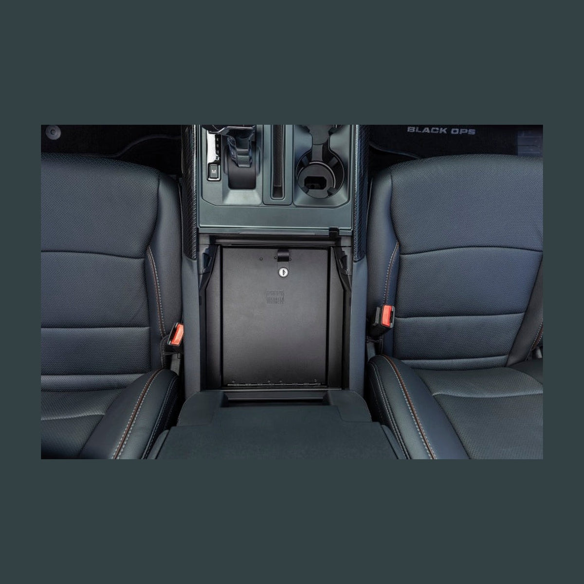 Tuffy Products Tuffy Ford F150 Console Safe W/ Combo Lock For W/ Flow Thru Console, installed