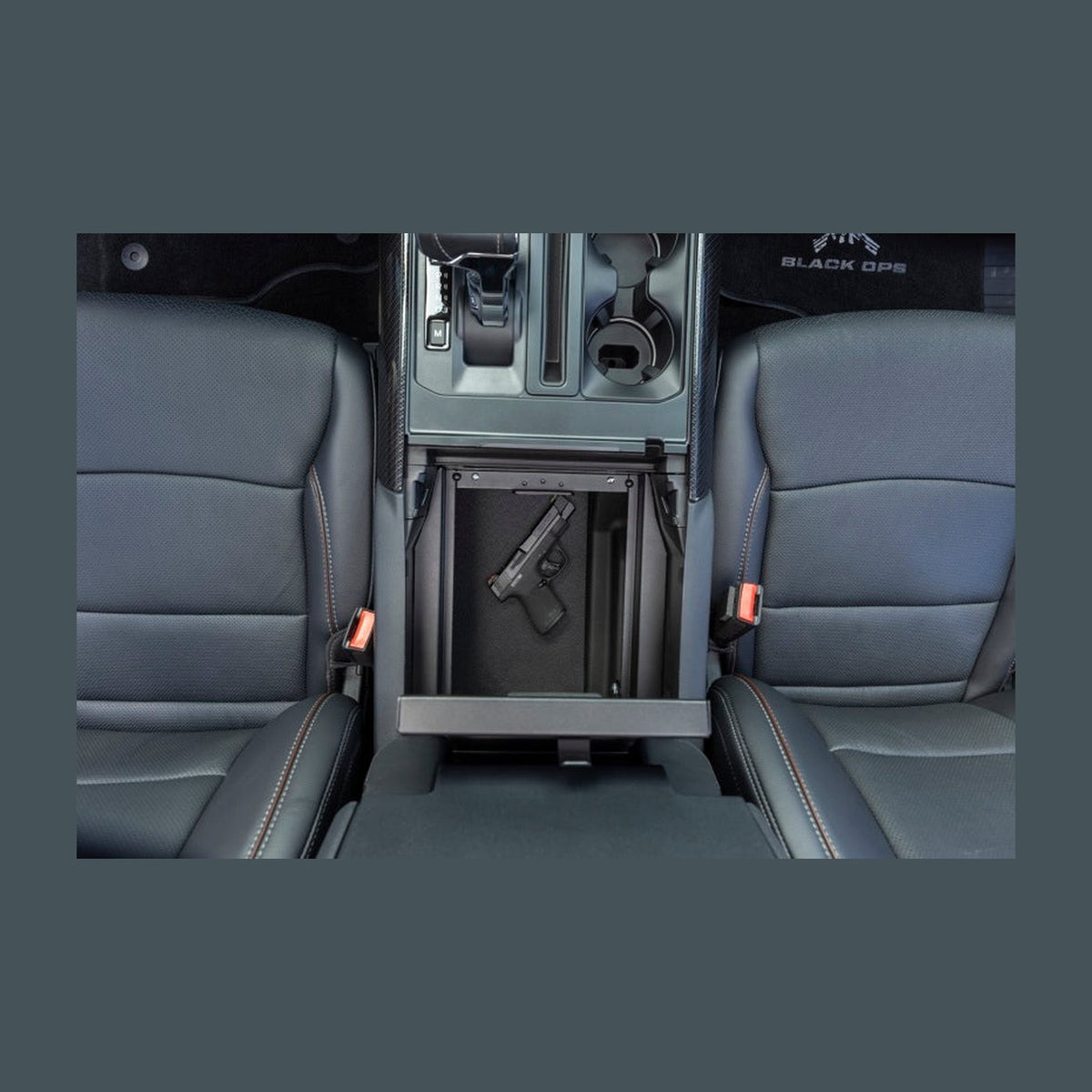 Tuffy Products Tuffy Ford F150 Console Safe W/ Combo Lock For W/ Flow Thru Console, installed