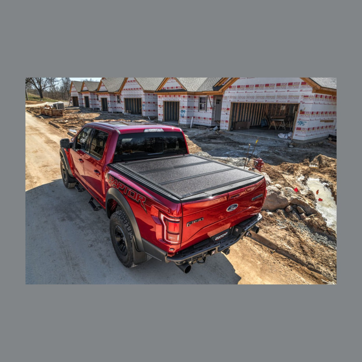 Undercover UnderCover 04-14 Ford F-150 5.5ft Armor Flex Bed Cover - Black Textured, installed