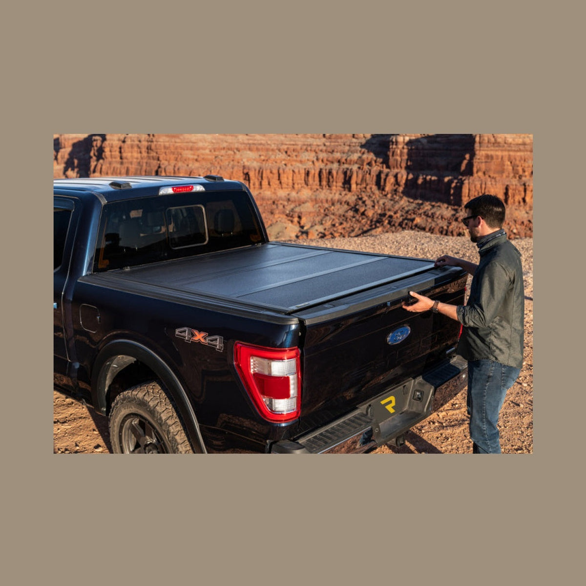 Undercover UnderCover 2021+ Ford F-150 Crew Cab 5.5ft Armor Flex Bed Cover Cover, installed