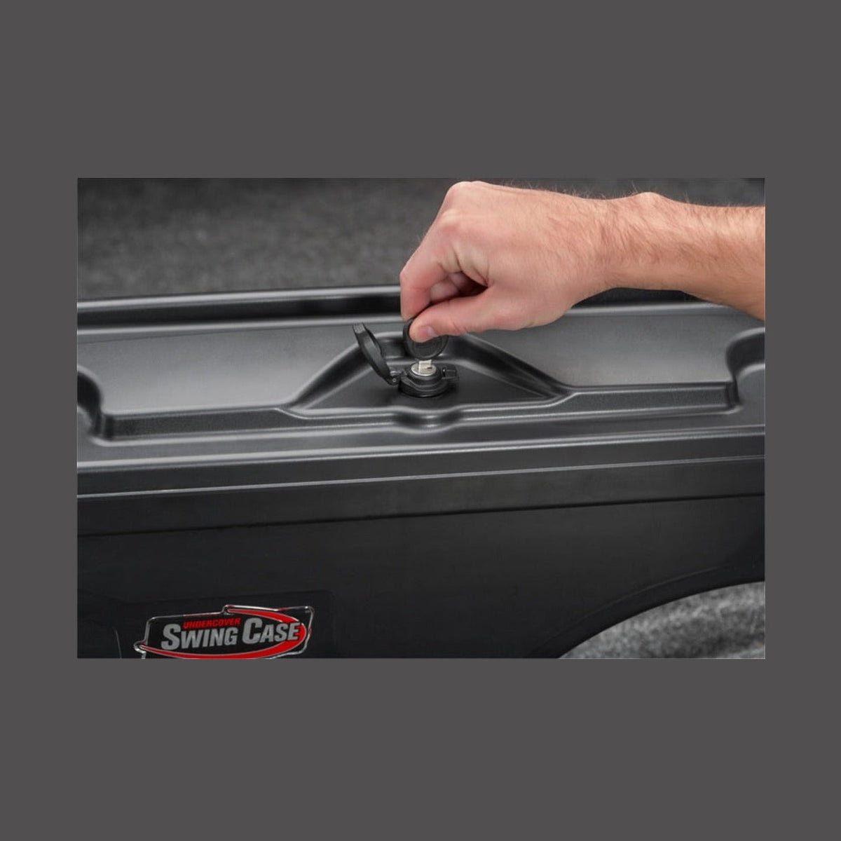 Undercover UnderCover 15-20 Ford F-150 Drivers Side SwingH1128-H1157 Case - Black Smooth, installed