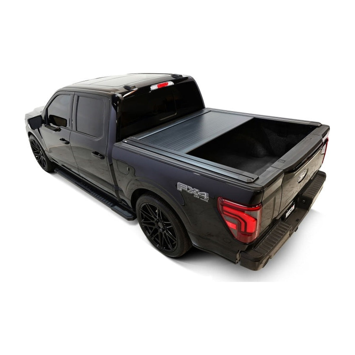 Westin Westin 15-25 Ford F-150 (Incl. 22-25 Lightning) 5.5ft Bed Electric Retractable Tonneau Cover - Black, installed