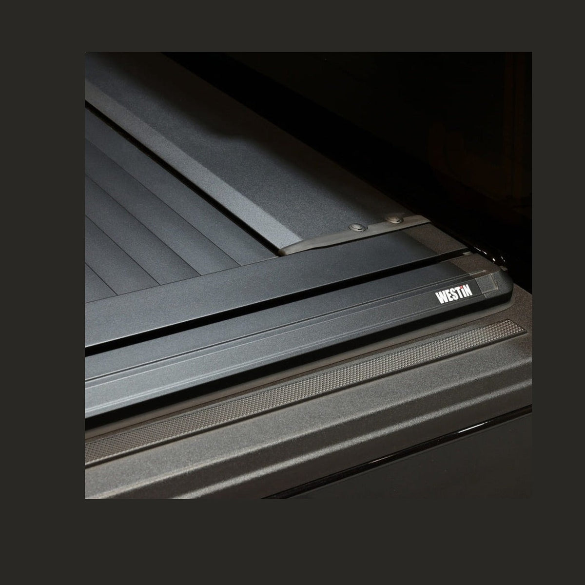 Westin Westin 15-25 Ford F-150 (Incl. 22-25 Lightning) 5.5ft Bed Electric Retractable Tonneau Cover - Black, installed
