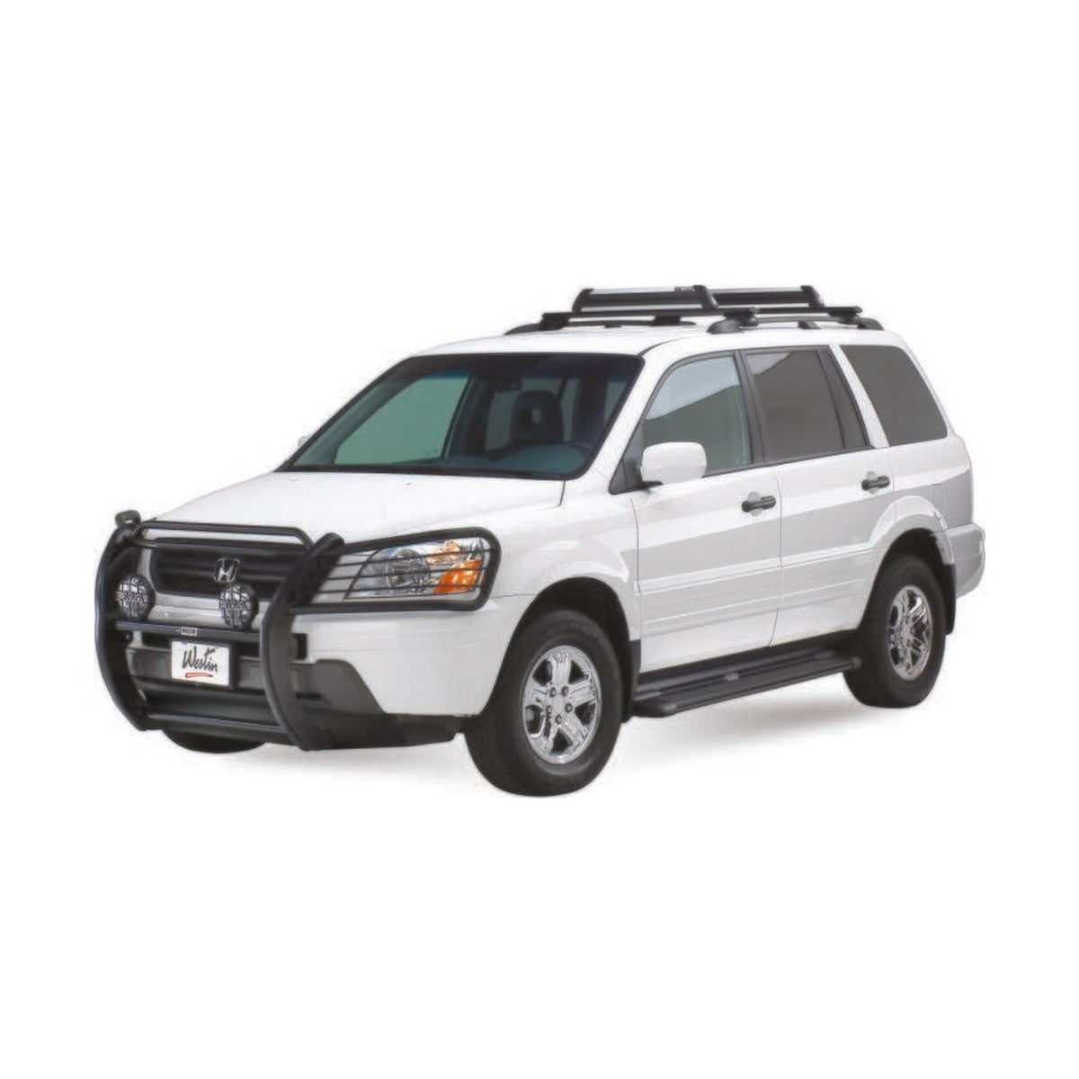 Westin Westin Sure-Grip Aluminum Running Boards 69 in - Black, installed