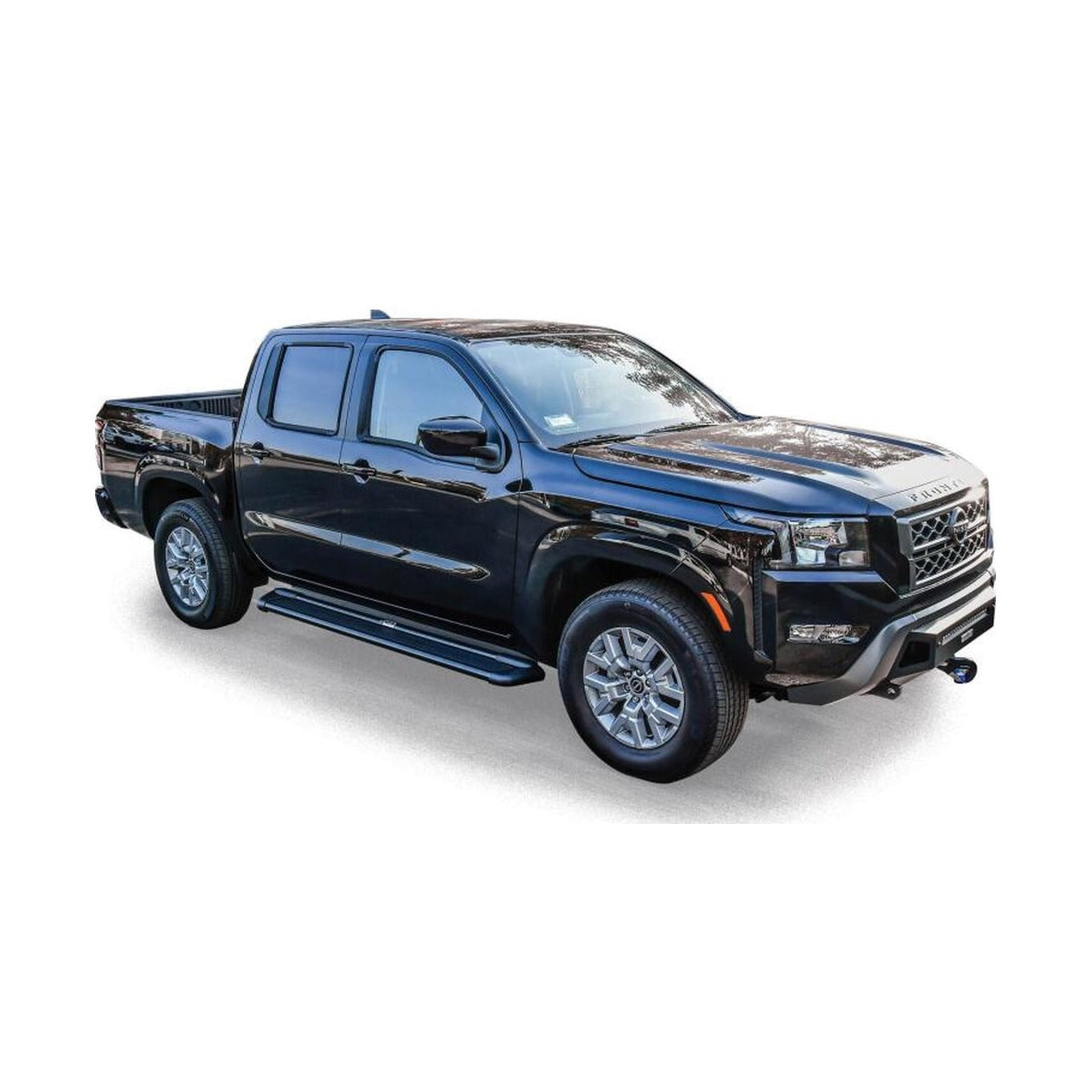 Westin Westin Sure-Grip Aluminum Running Boards 79 in - Black, installed