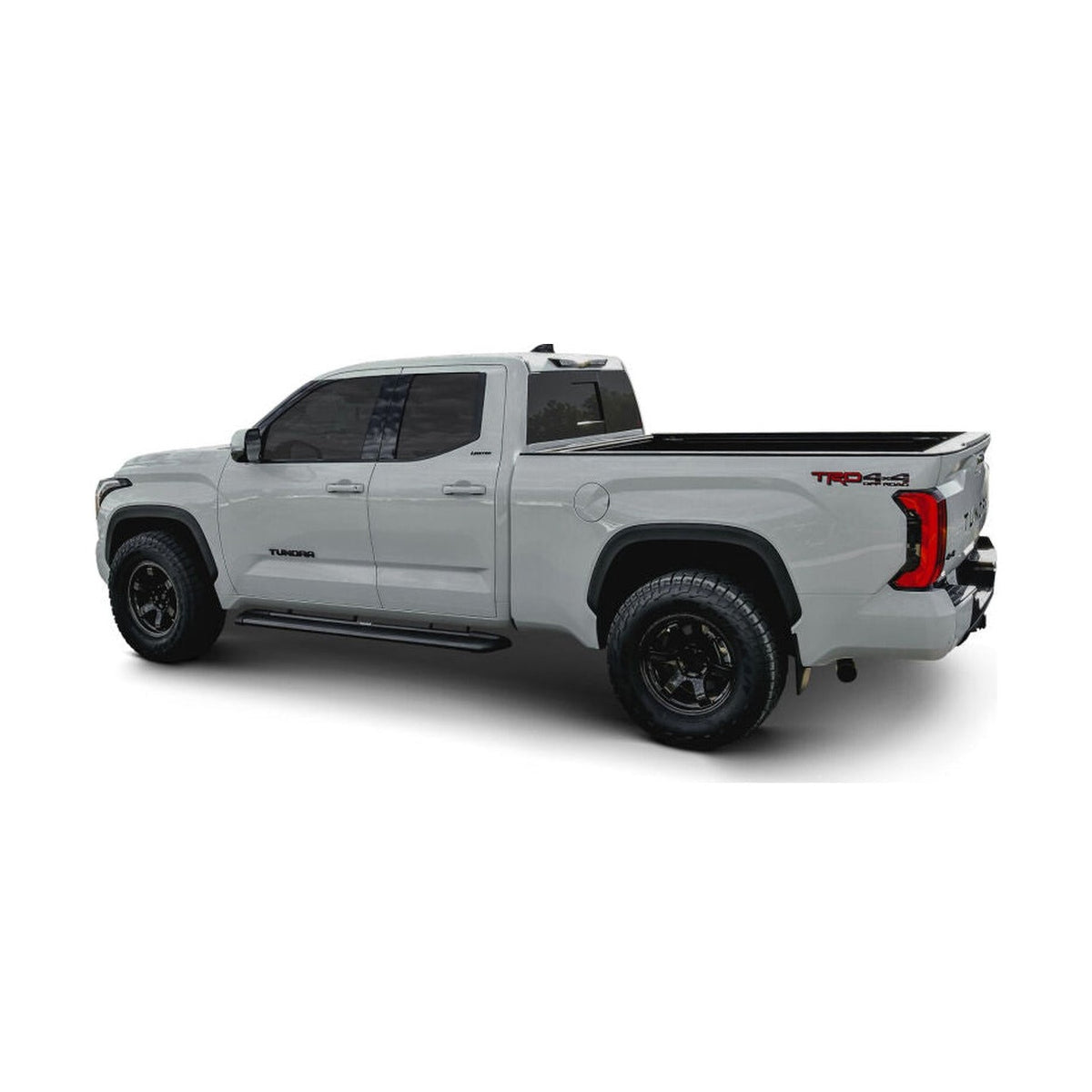 Westin Westin Sure-Grip Aluminum Running Boards 79 in - Black, installed