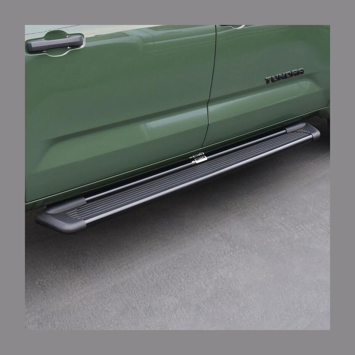 Westin Westin Sure-Grip Aluminum Running Boards 93 in - Black, installed