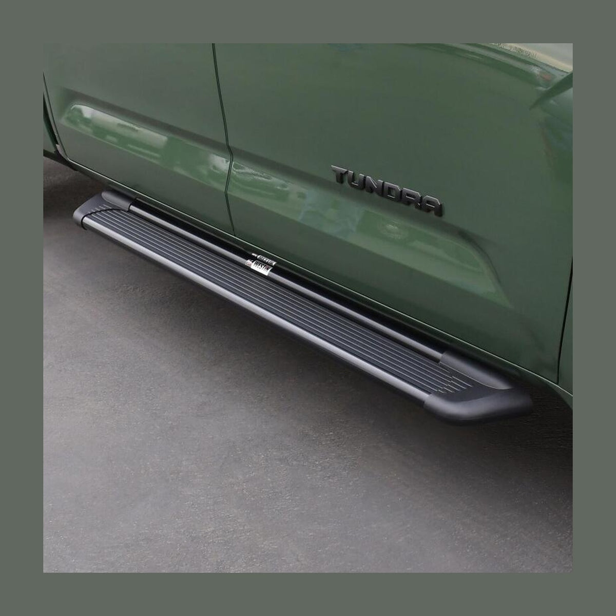 Westin Westin Sure-Grip Aluminum Running Boards 93 in - Black, installed