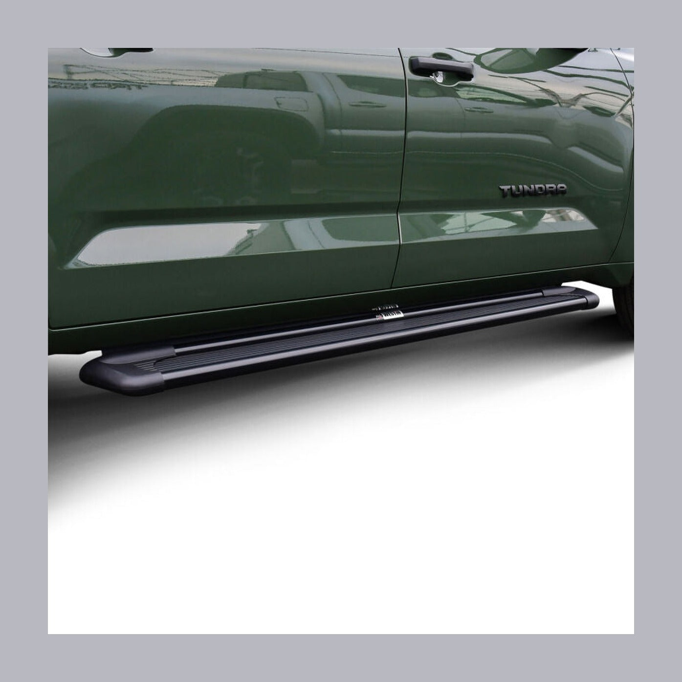 Westin Westin Sure-Grip Aluminum Running Boards 93 in - Black, installed