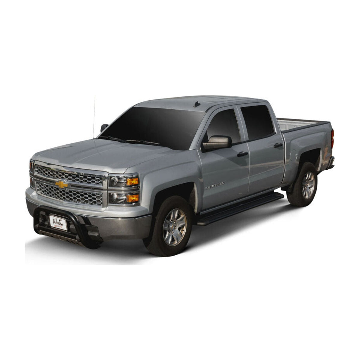 Westin Westin Sure-Grip Aluminum Running Boards 93 in - Black, installed