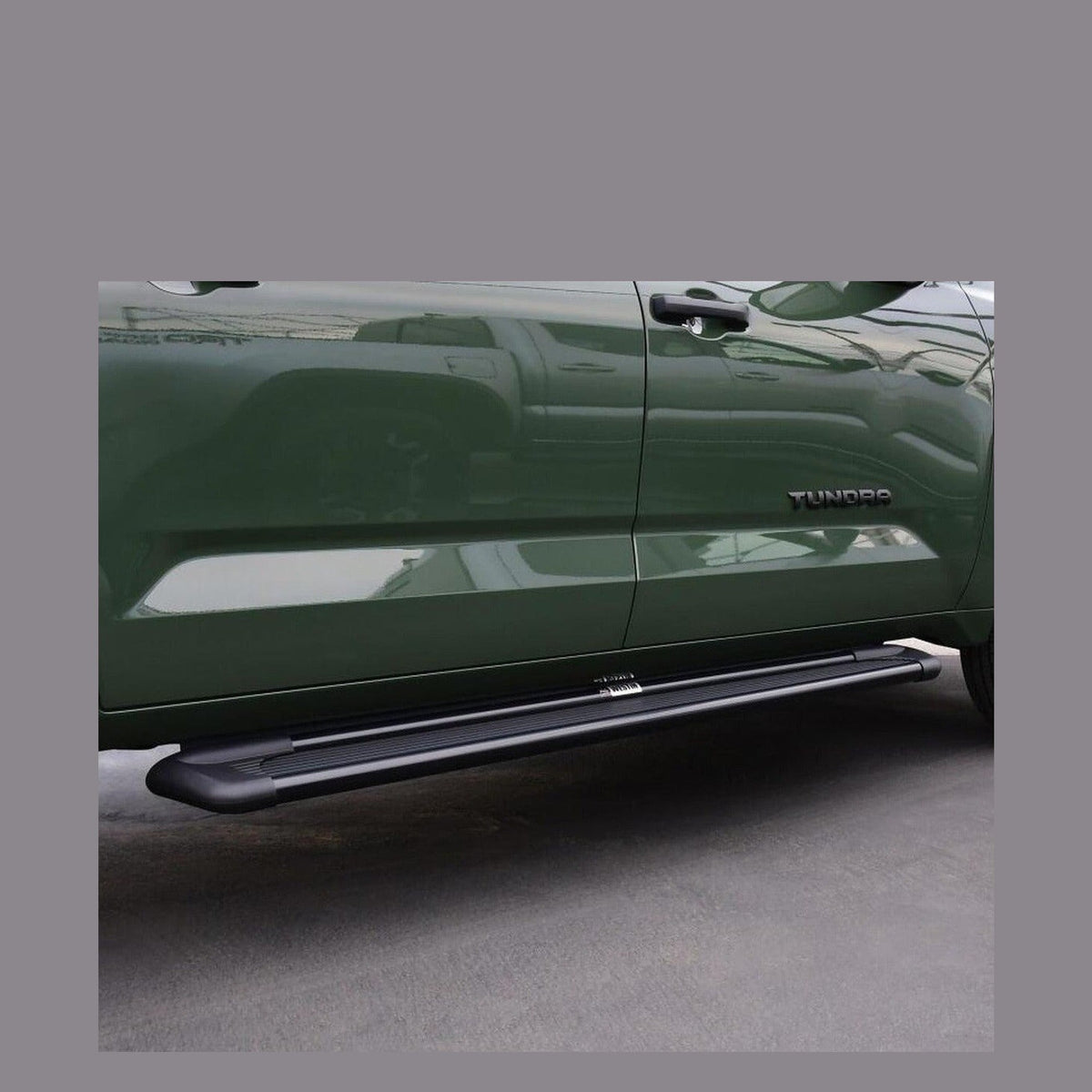 Westin Westin Sure-Grip Aluminum Running Boards 93 in - Black, installed