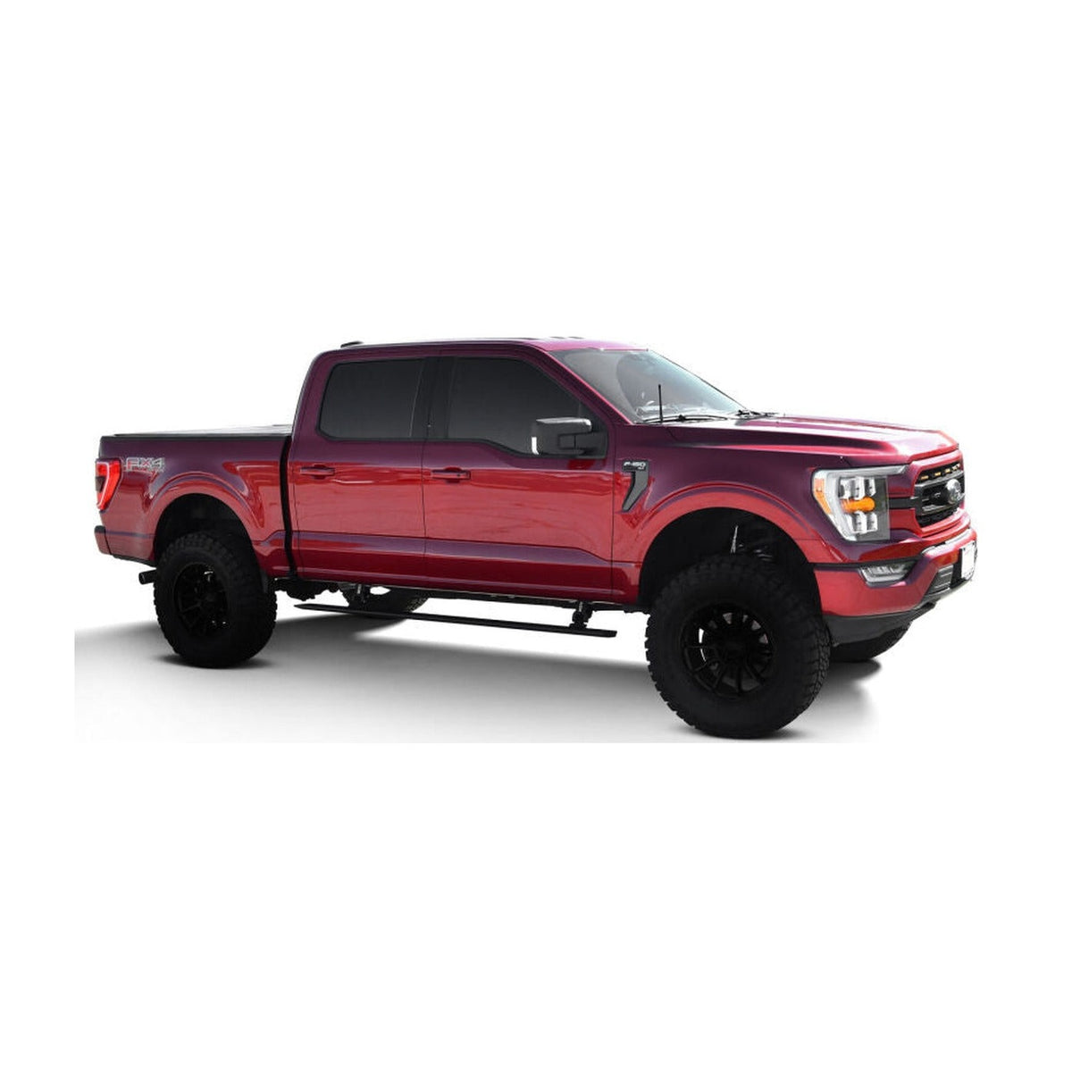 Westin Westin 15-25 Ford F-150 SuperCrew / 17-25 F-250/350 CrewCab Pro-e Running Boards - Tex. Blk, installed