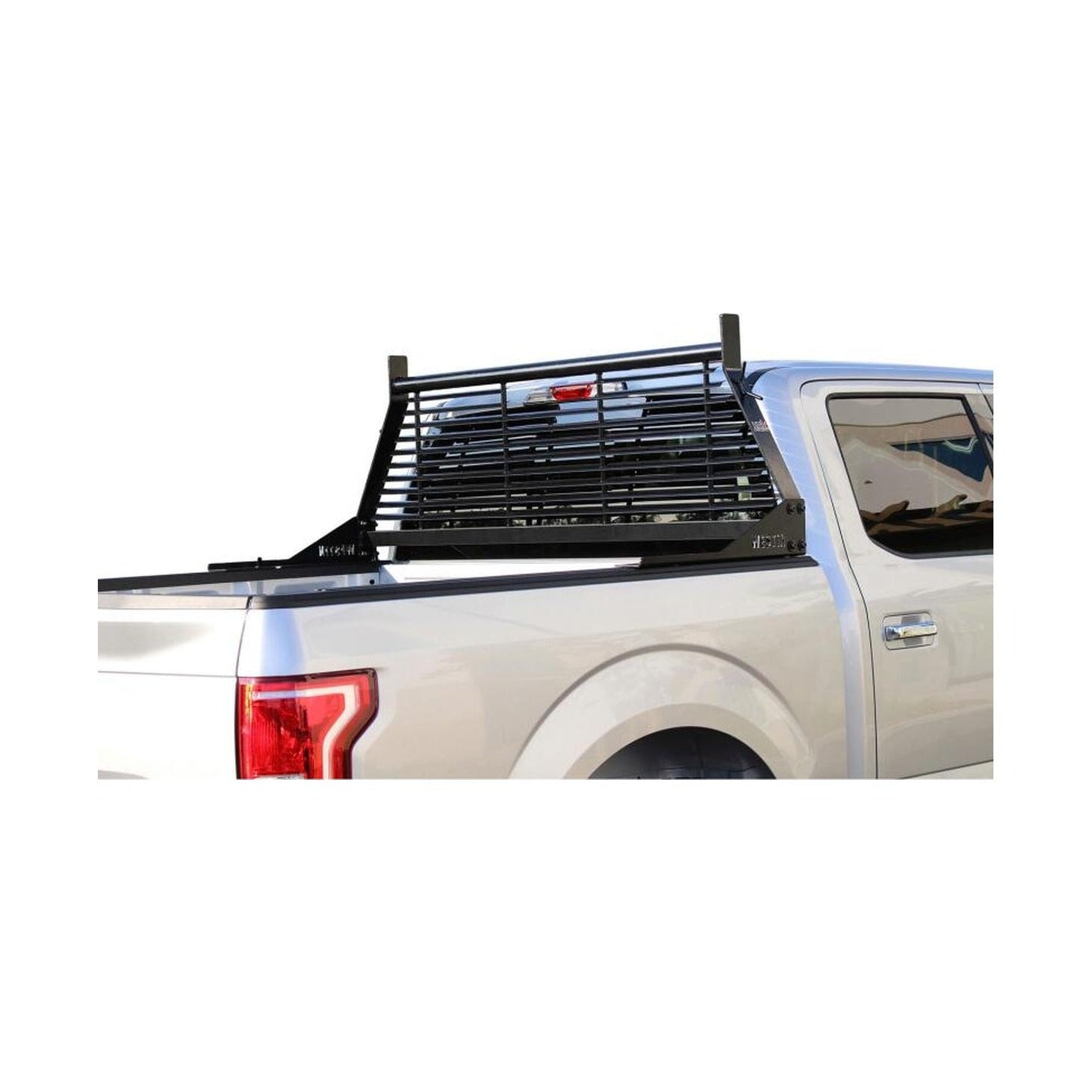Westin Westin 1999-2018 Chevrolet/Ford/GMC/Toyota Silverado/Sierra 1500/2500/3500 HD Headache Rack - Black, installed